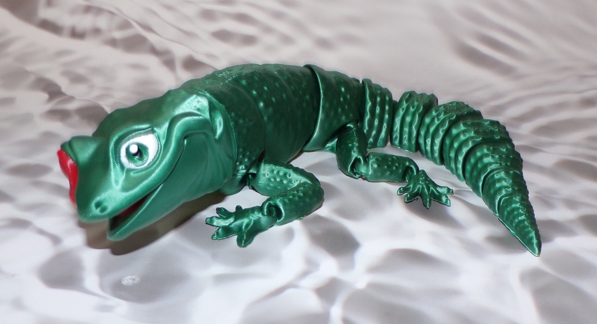 Licking Gecko - Wonderland 3D Printing 