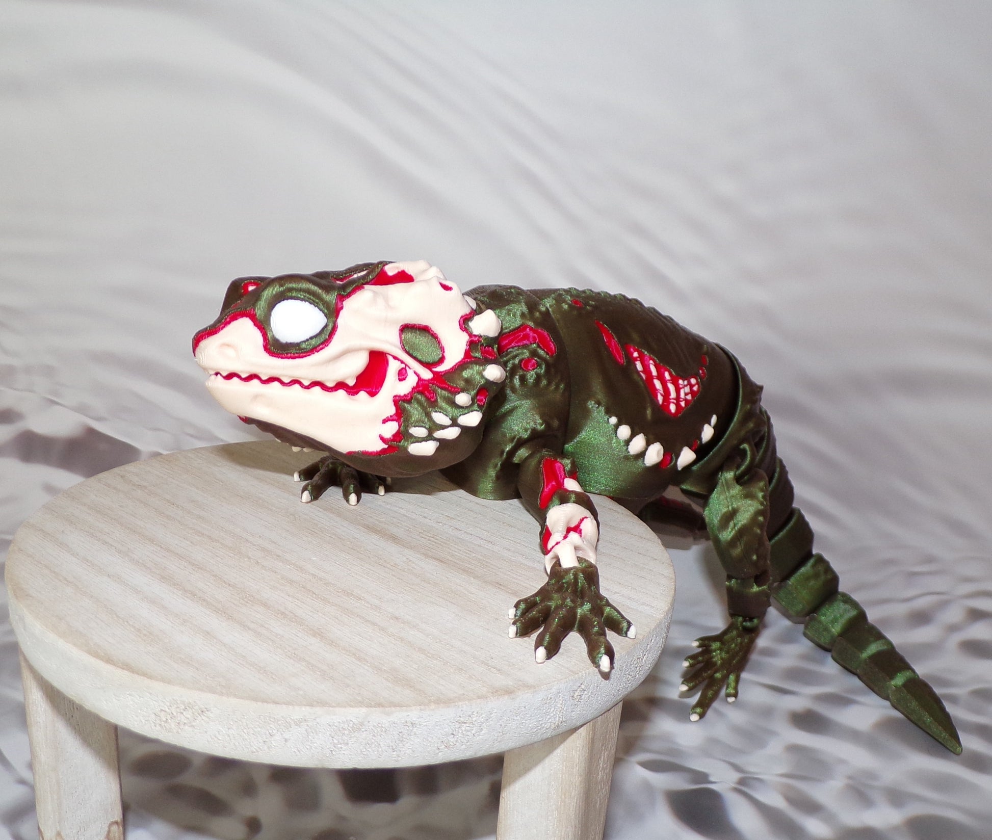 Zombie Bearded Dragon - Wonderland 3D Printing 