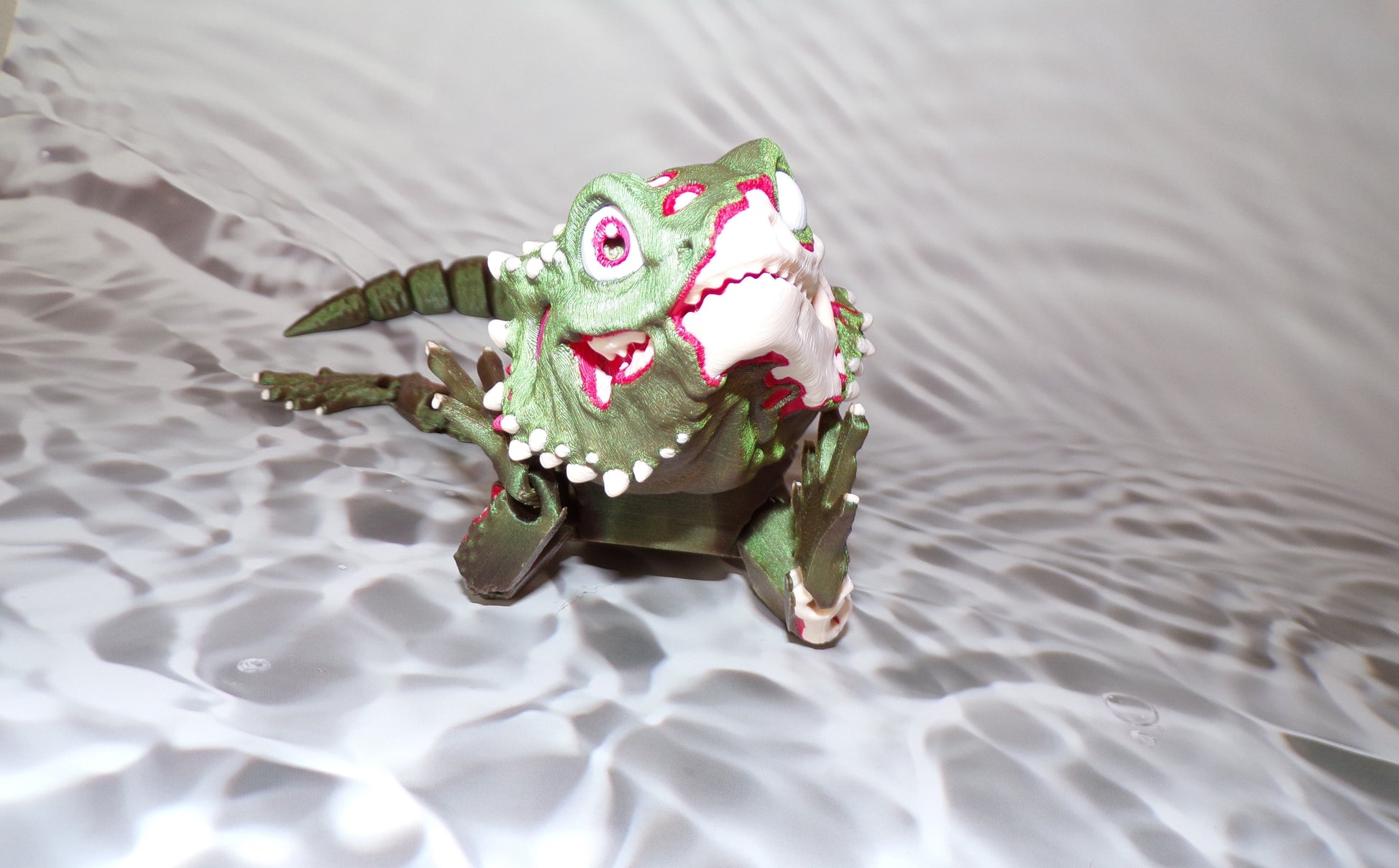 Zombie Bearded Dragon - Wonderland 3D Printing 