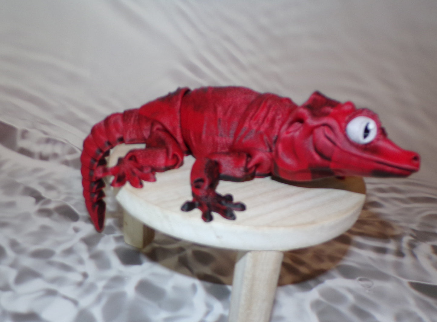 Gargoyle Gecko:3D Printed Fully Articulated Gecko - Wonderland 3D Printing 