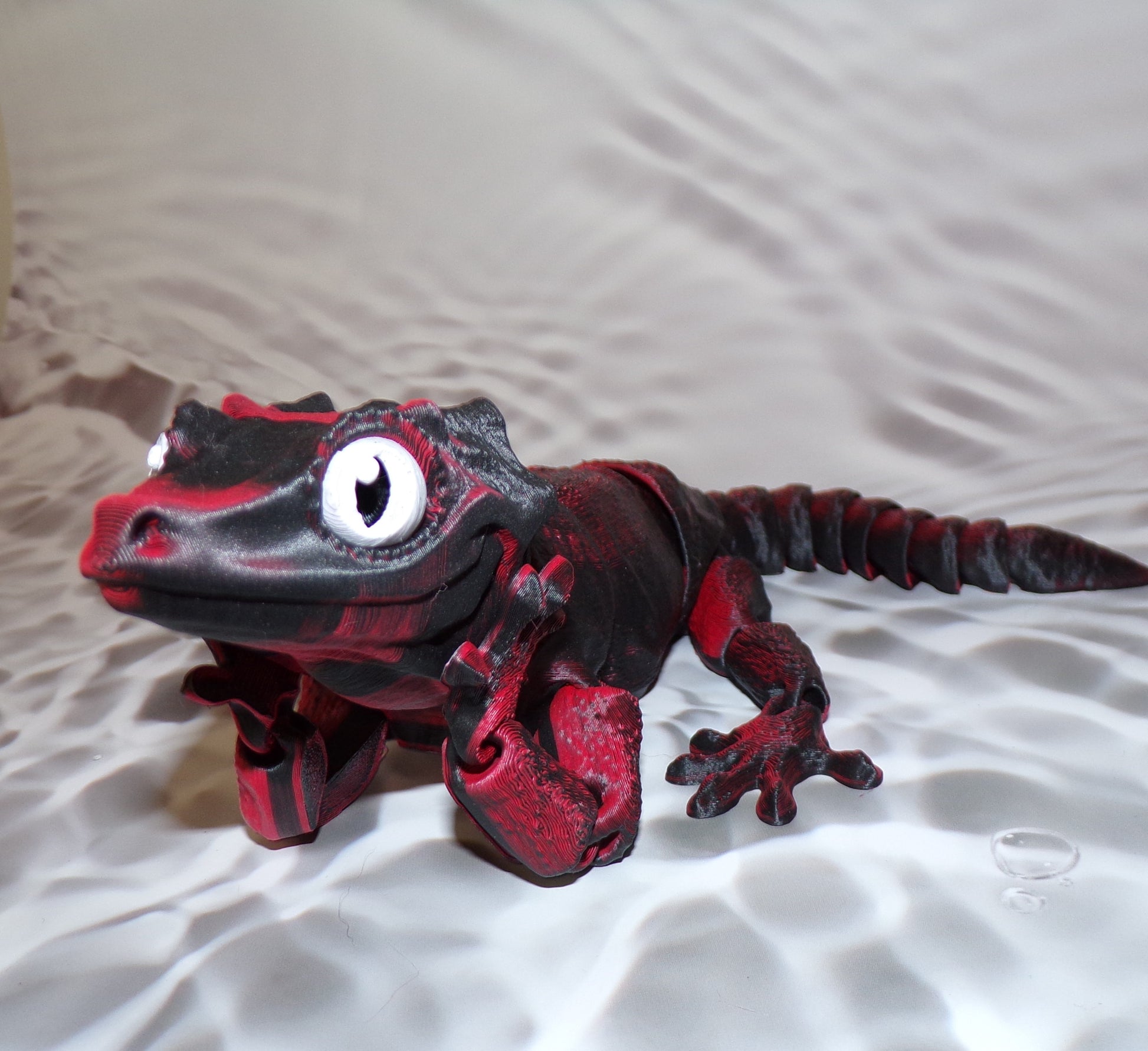 Gargoyle Gecko:3D Printed Fully Articulated Gecko - Wonderland 3D Printing 