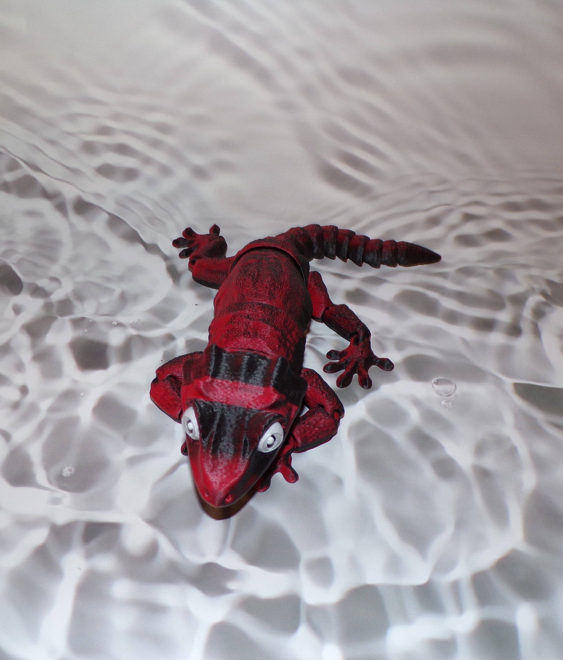 Gargoyle Gecko:3D Printed Fully Articulated Gecko - Wonderland 3D Printing 