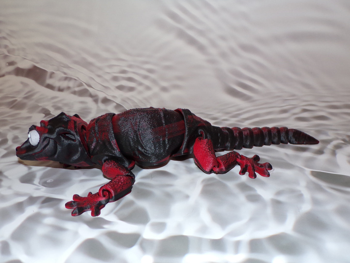 Gargoyle Gecko:3D Printed Fully Articulated Gecko - Wonderland 3D Printing 