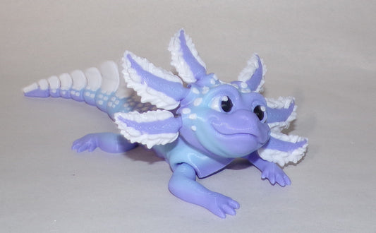 Berry Tart Axolotl Articulated 3d Printed Figurine