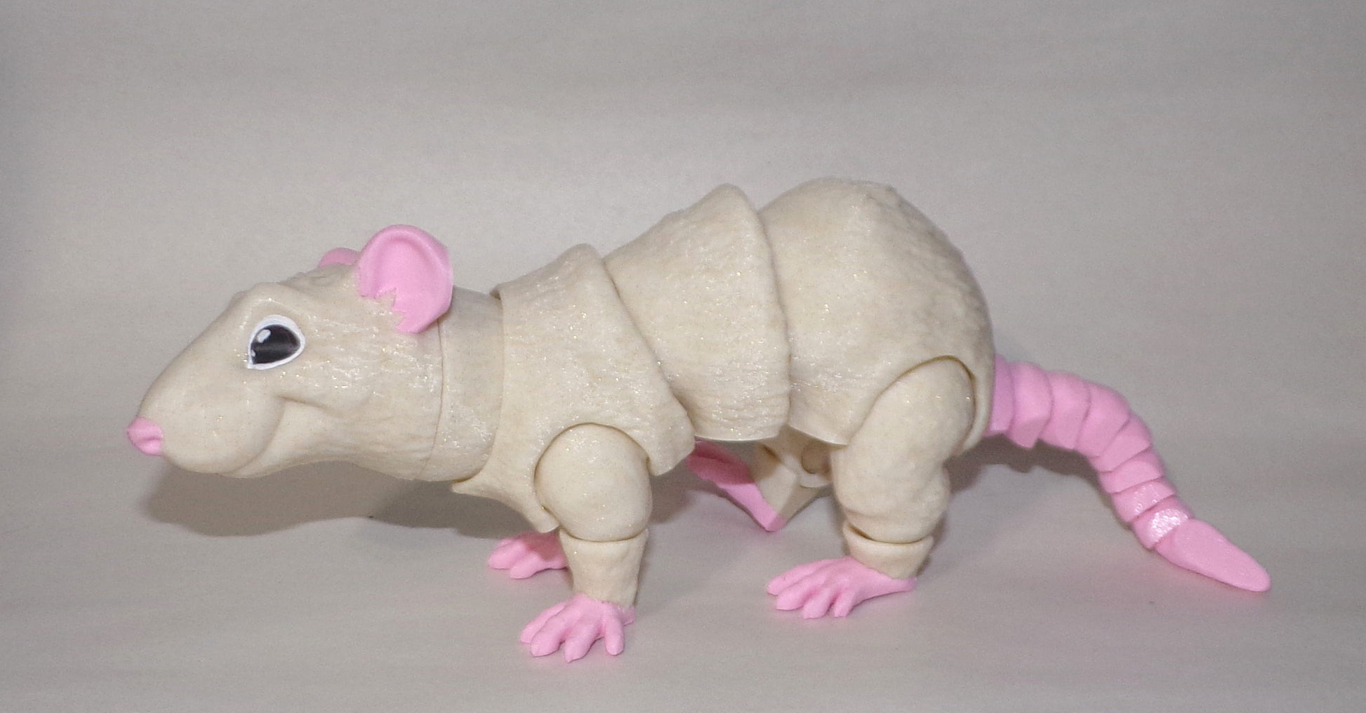 Rat: 3D Printed Articulated - Wonderland 3D Printing 