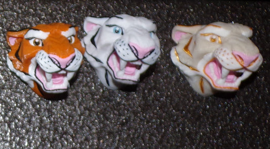 Roaring Tiger, Tiger or Sabretooth Magnets Full Color 3D Printed