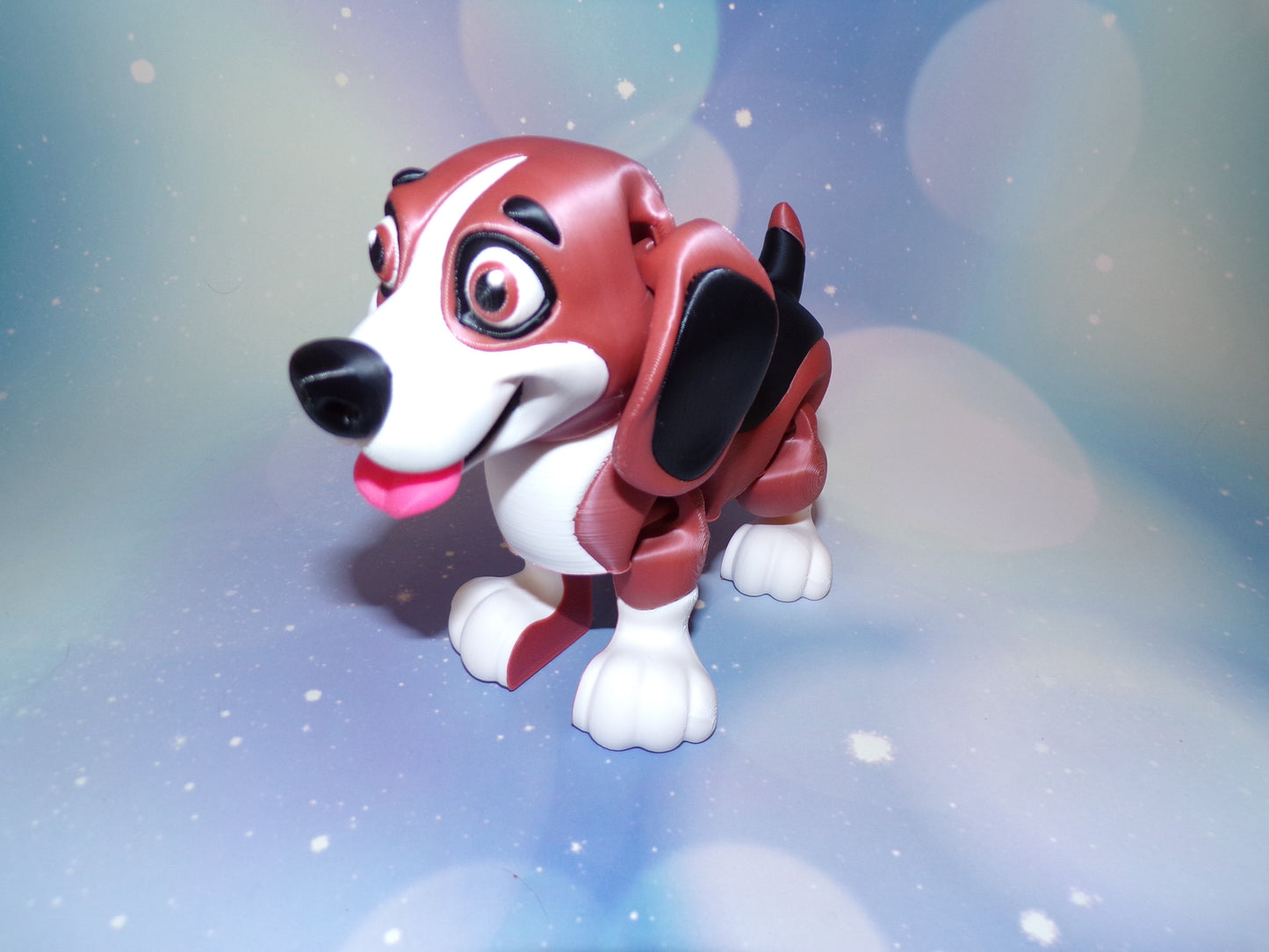 Beagle: 3D Printed, Articulated Dog - Wonderland 3D Printing 