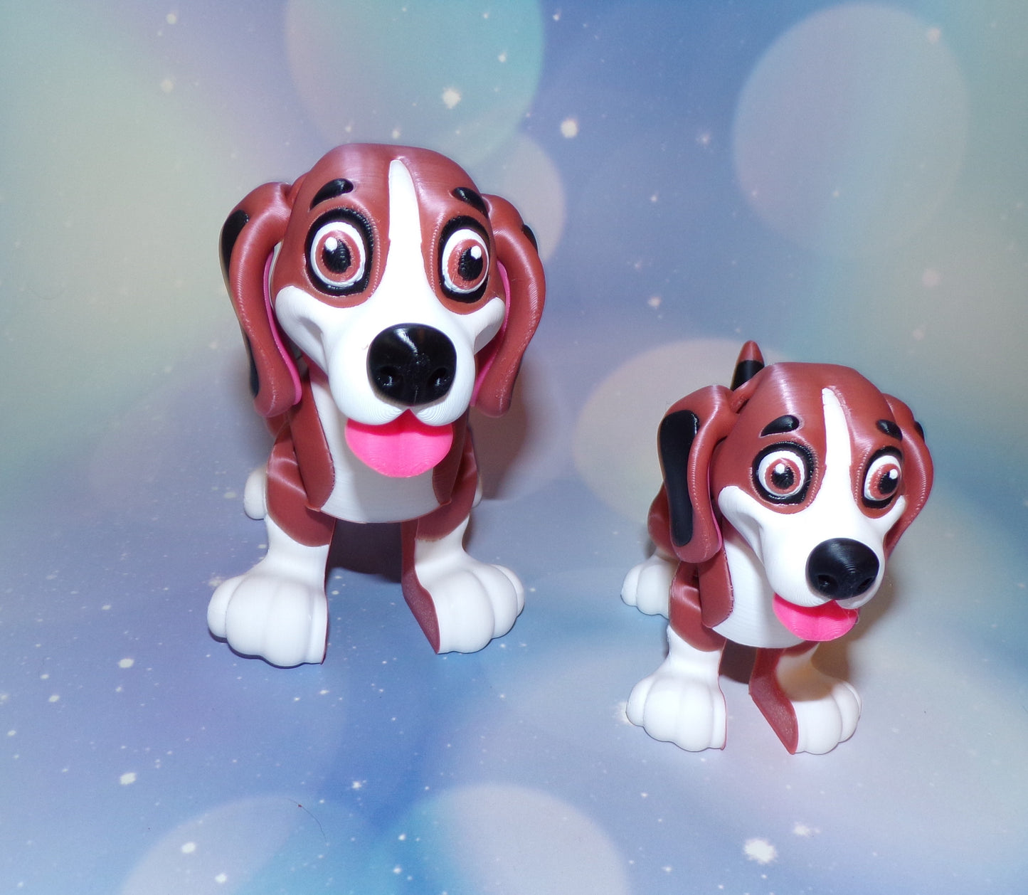 Beagle: 3D Printed, Articulated Dog - Wonderland 3D Printing 