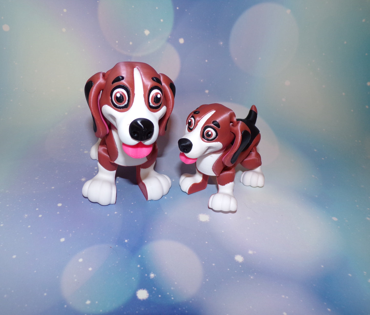 Beagle: 3D Printed, Articulated Dog - Wonderland 3D Printing 