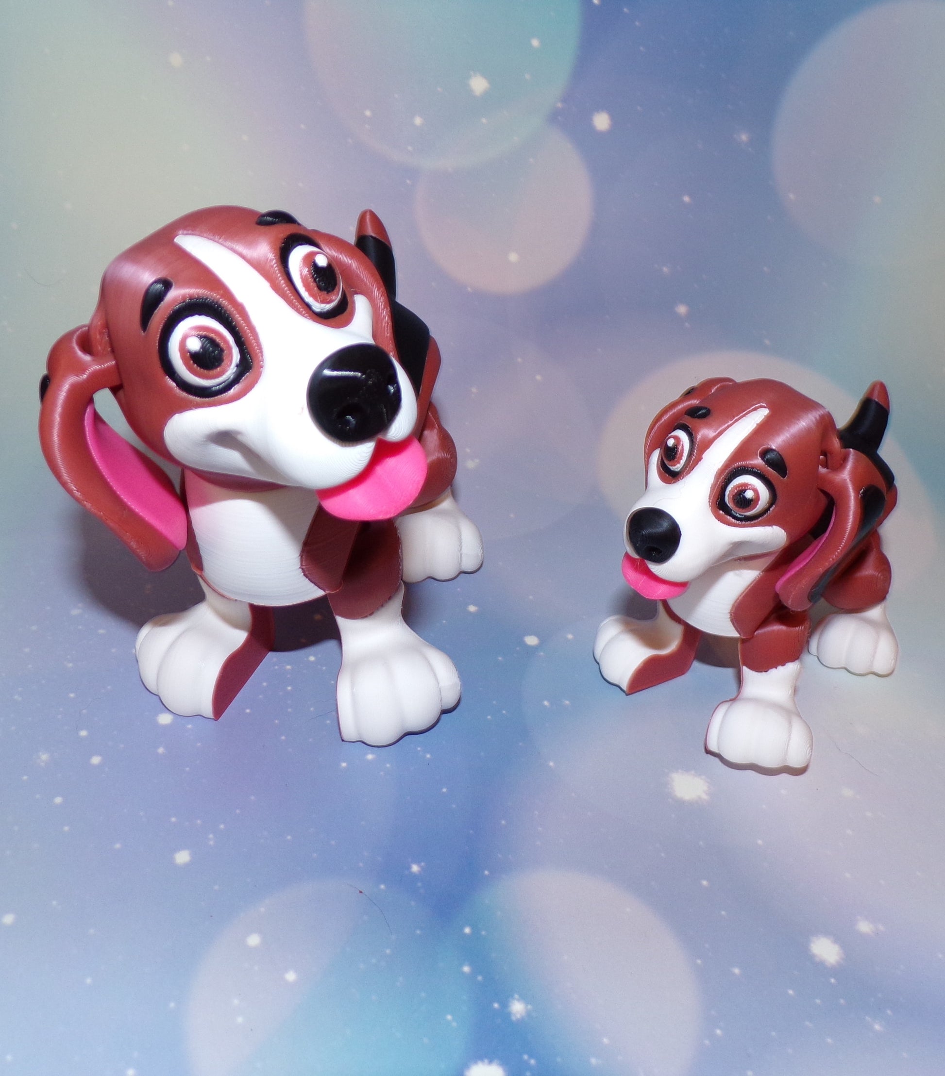 Beagle: 3D Printed, Articulated Dog - Wonderland 3D Printing 