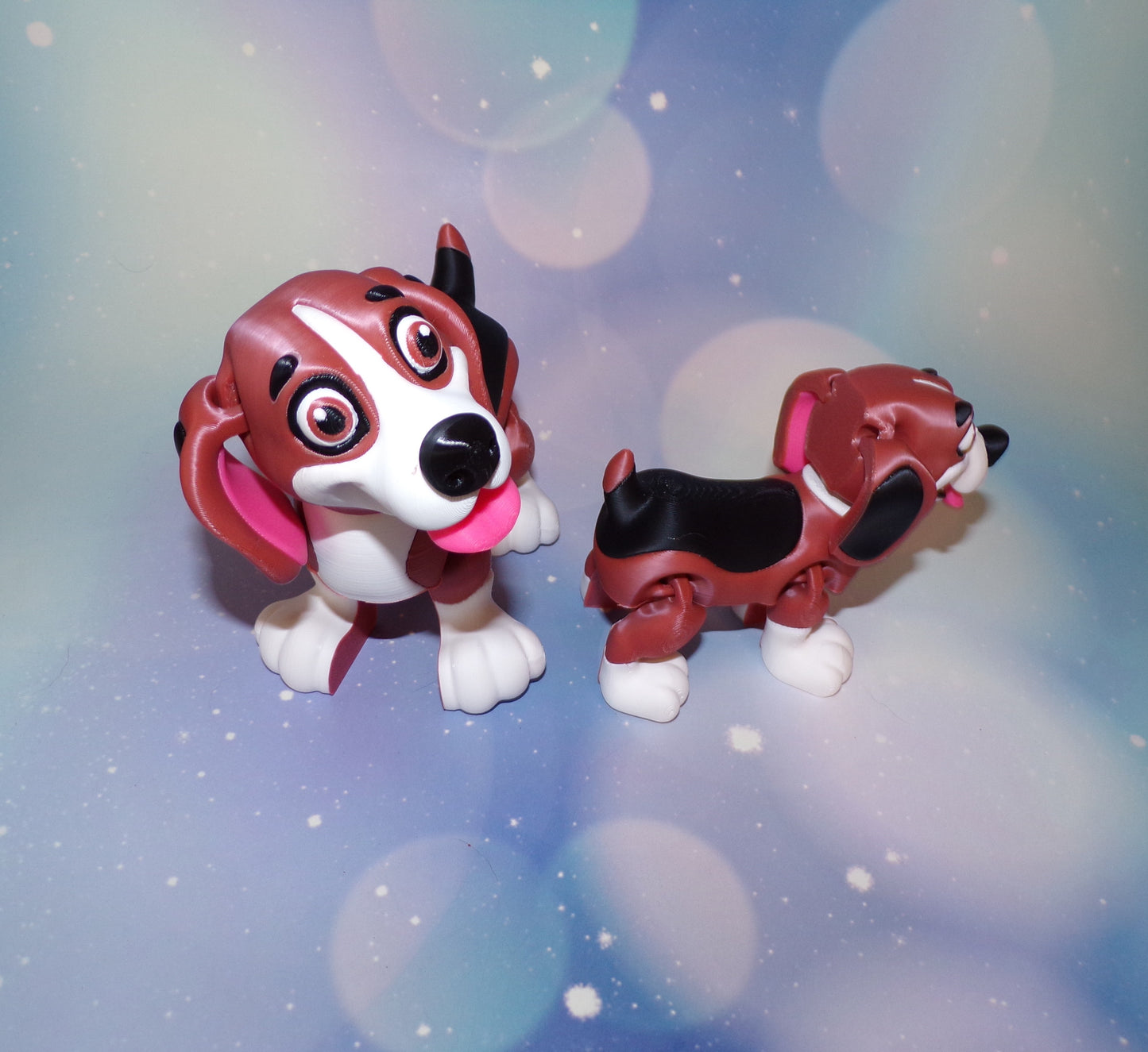 Beagle: 3D Printed, Articulated Dog - Wonderland 3D Printing 