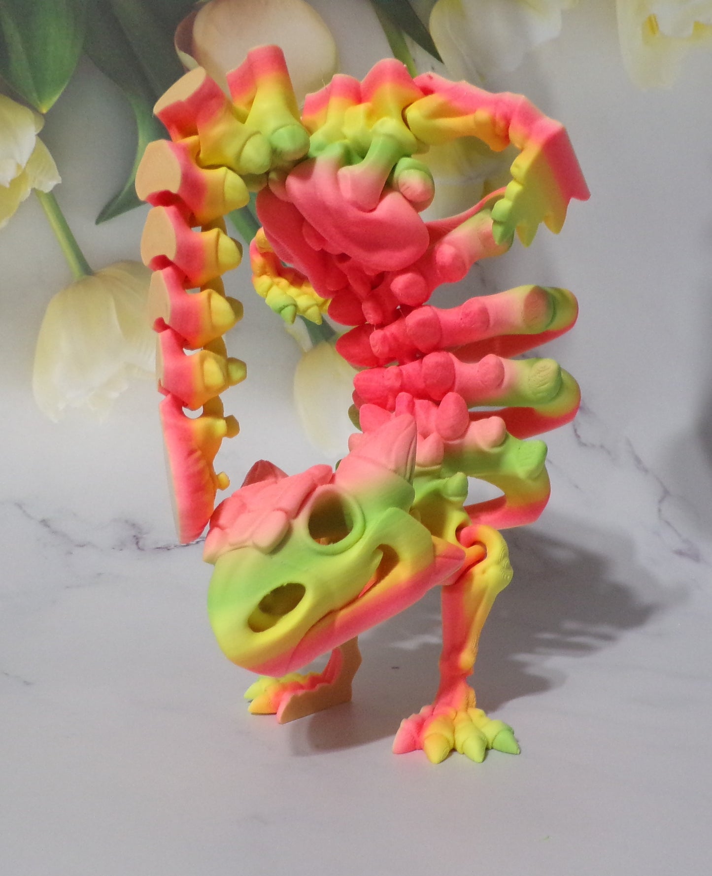 Skeleton Ankylosaurus: 3D Printing Articulated Flexi Fidget