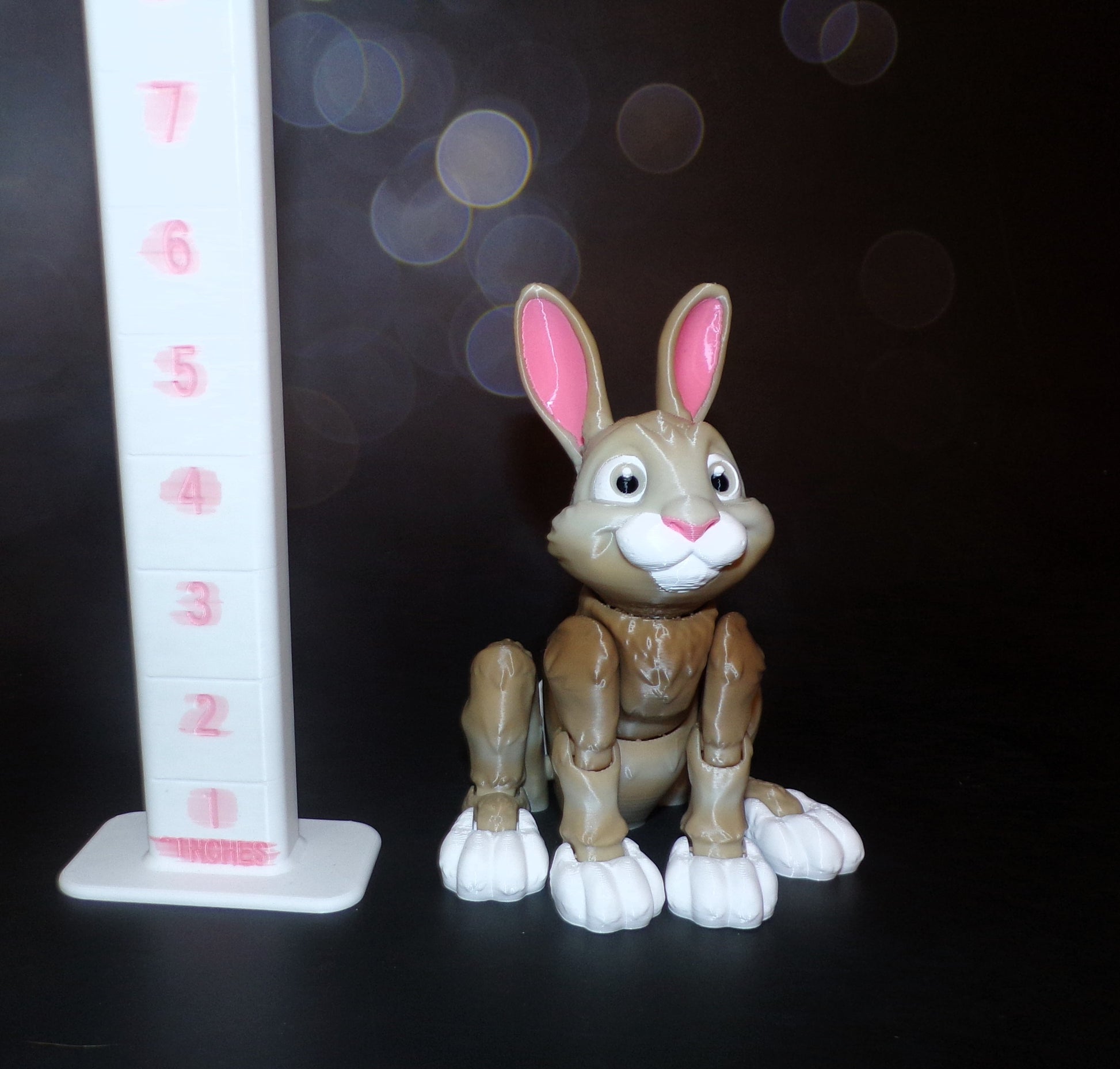 Rabbit: 3D Printed Articulated - Wonderland 3D Printing 