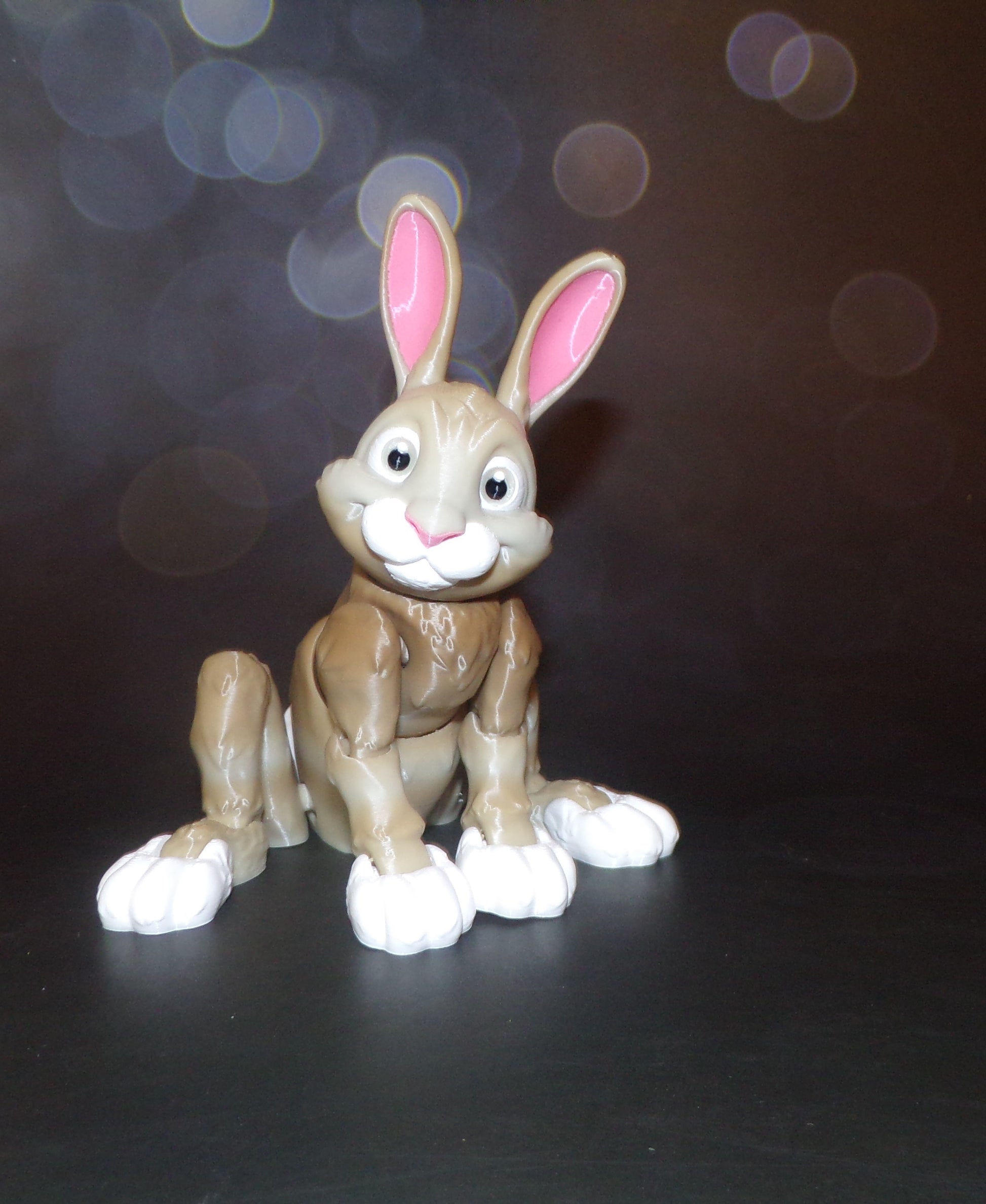 Rabbit: 3D Printed Articulated - Wonderland 3D Printing 