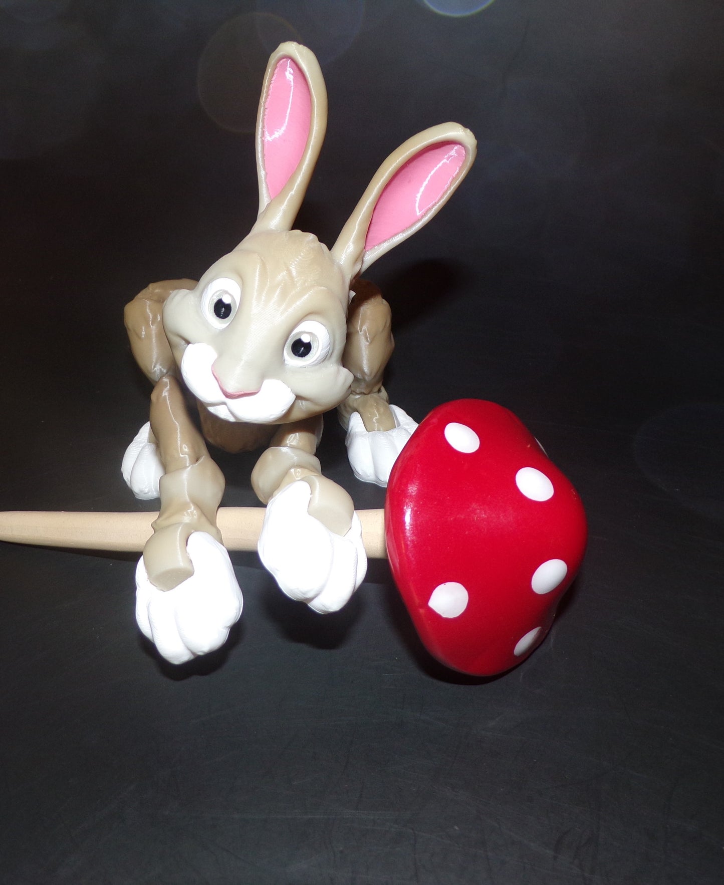 Rabbit: 3D Printed Articulated - Wonderland 3D Printing 