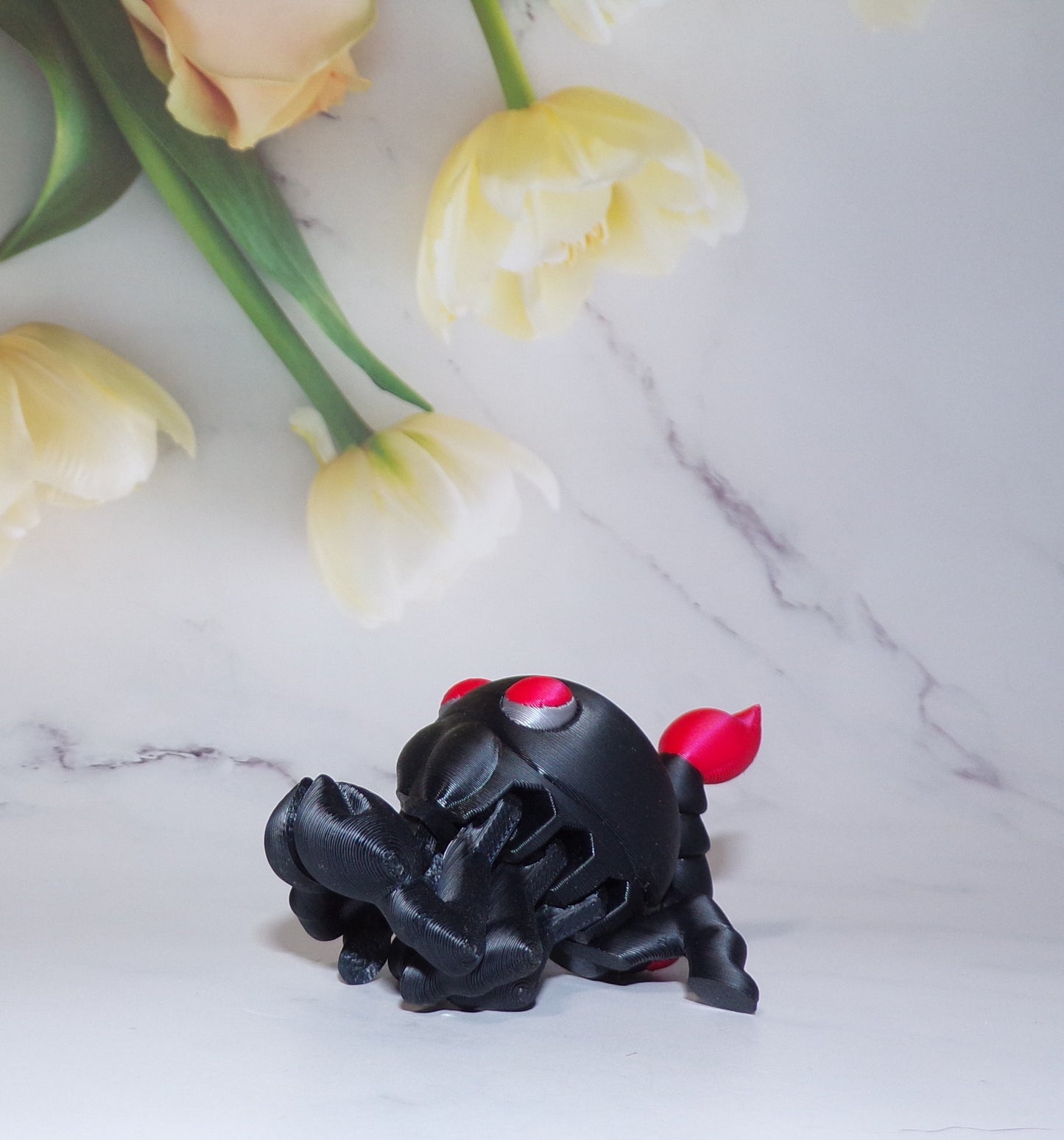 Bee, Ladybug, Bat, Spider, Chameleon or Scorpion Articulated 3d Printed Pufflings, Perfect for Parties and Goodie Bags