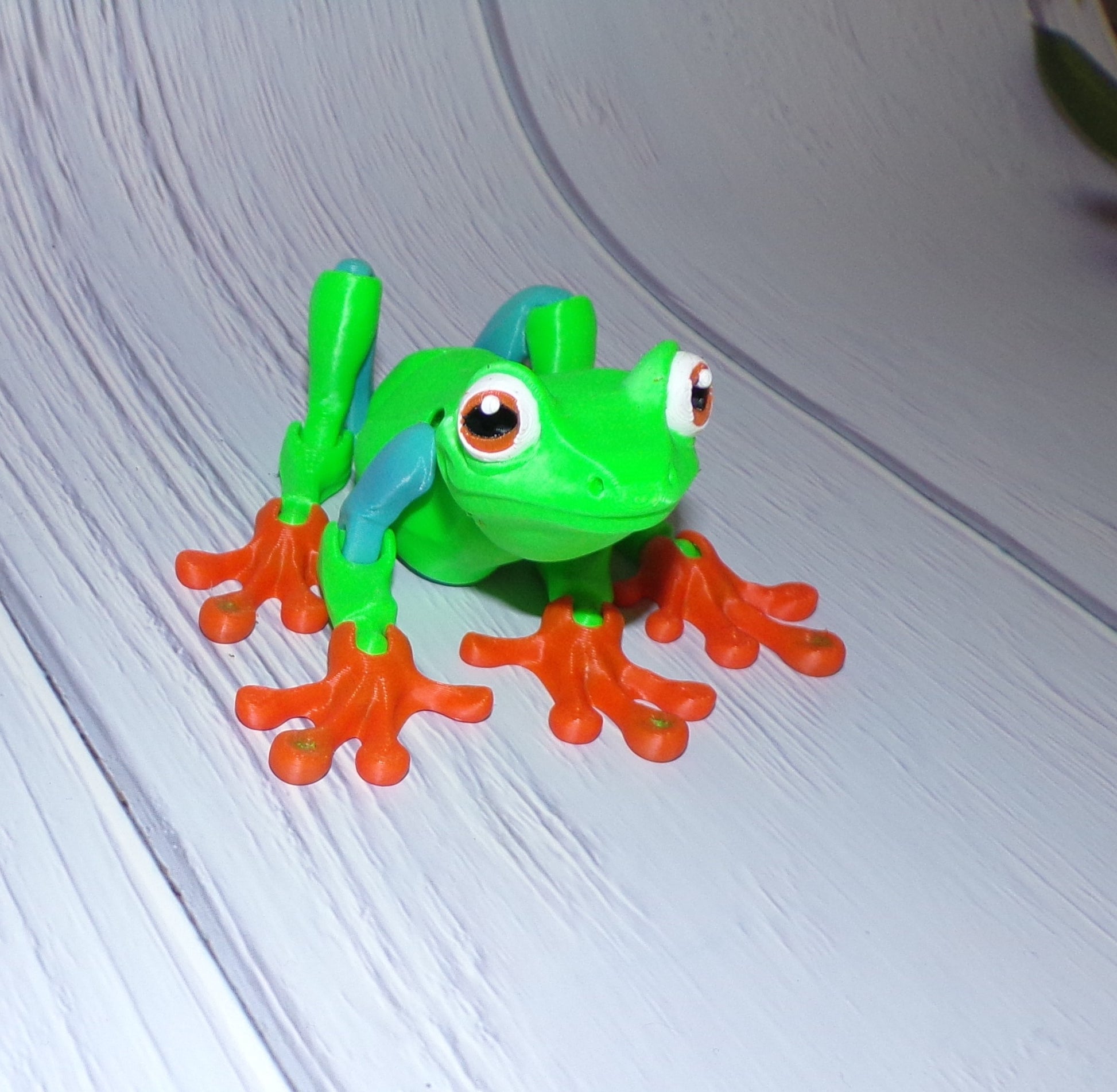 Tree Frog:3D Printed, Fully Articulated Joints - Wonderland 3D Printing 