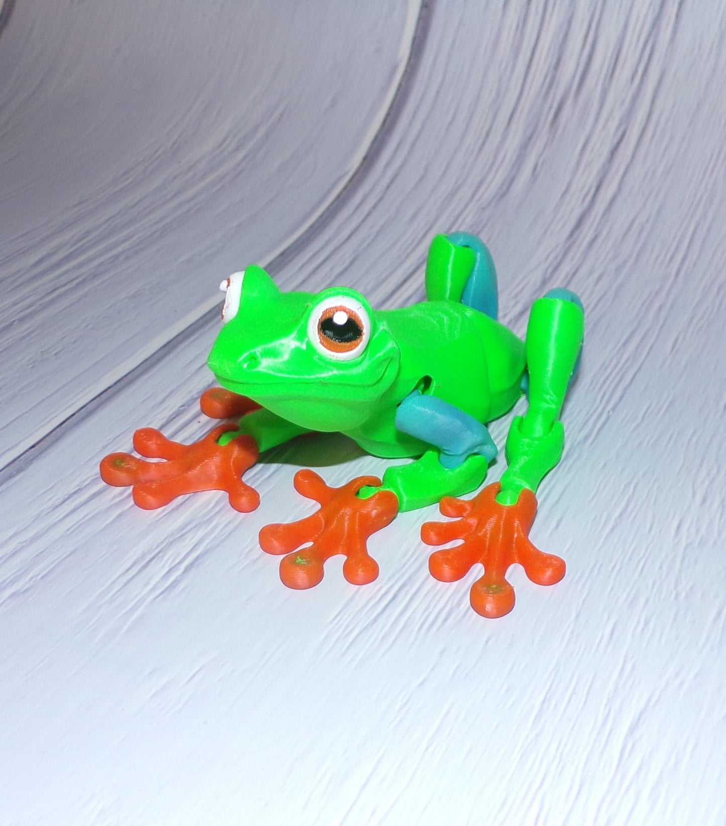 Tree Frog:3D Printed, Fully Articulated Joints - Wonderland 3D Printing 