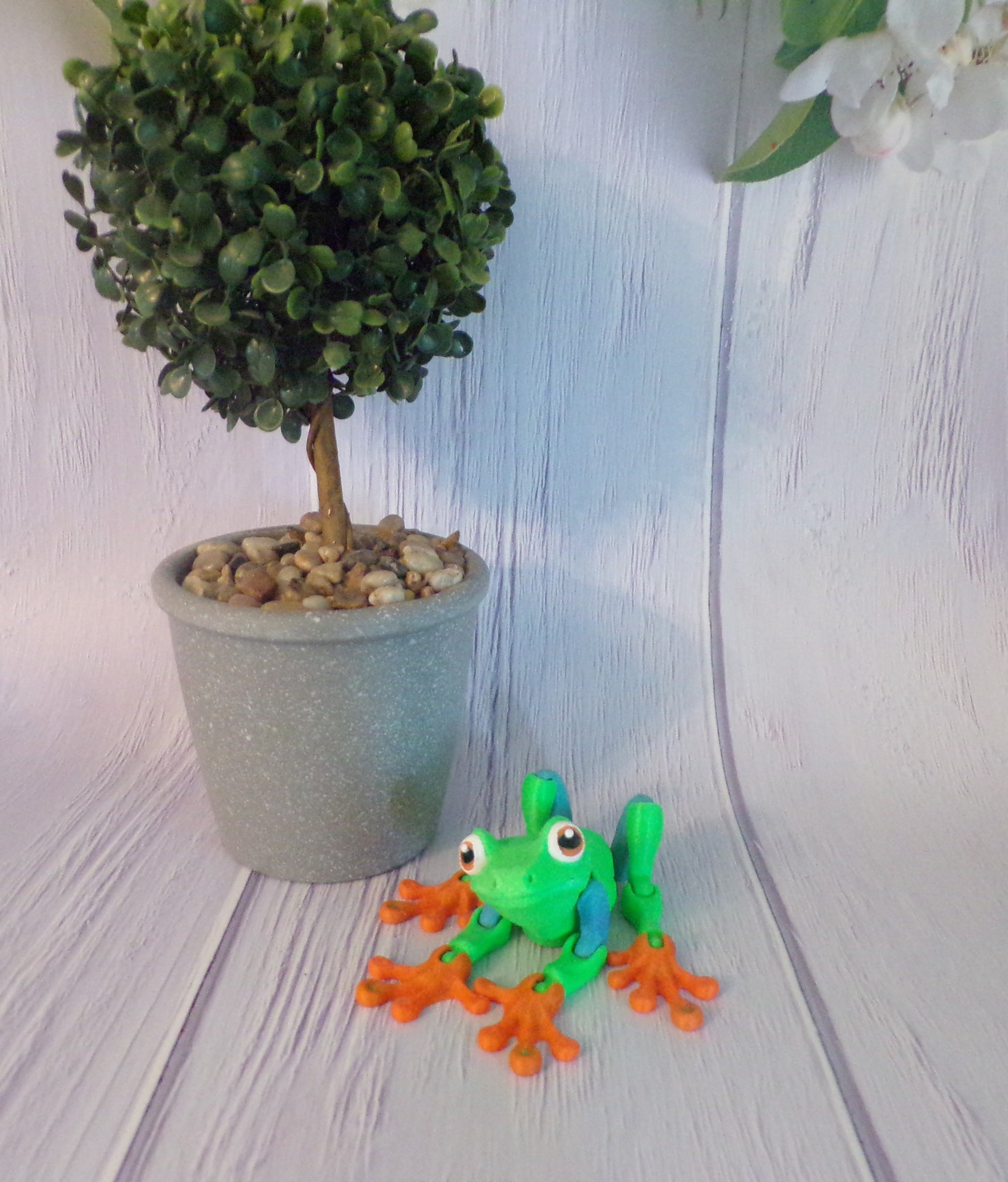 Tree Frog:3D Printed, Fully Articulated Joints - Wonderland 3D Printing 