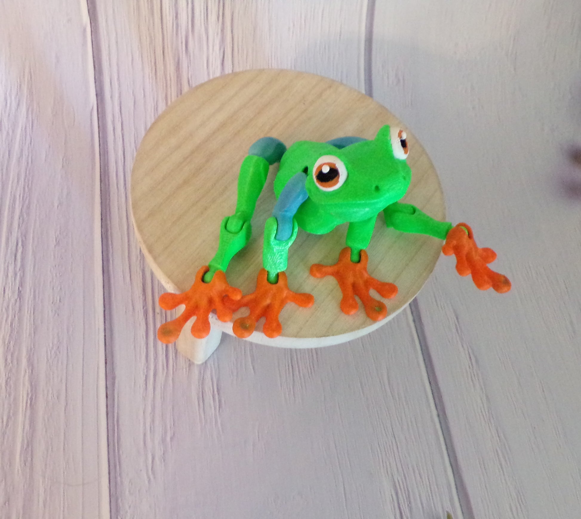 Tree Frog:3D Printed, Fully Articulated Joints - Wonderland 3D Printing 