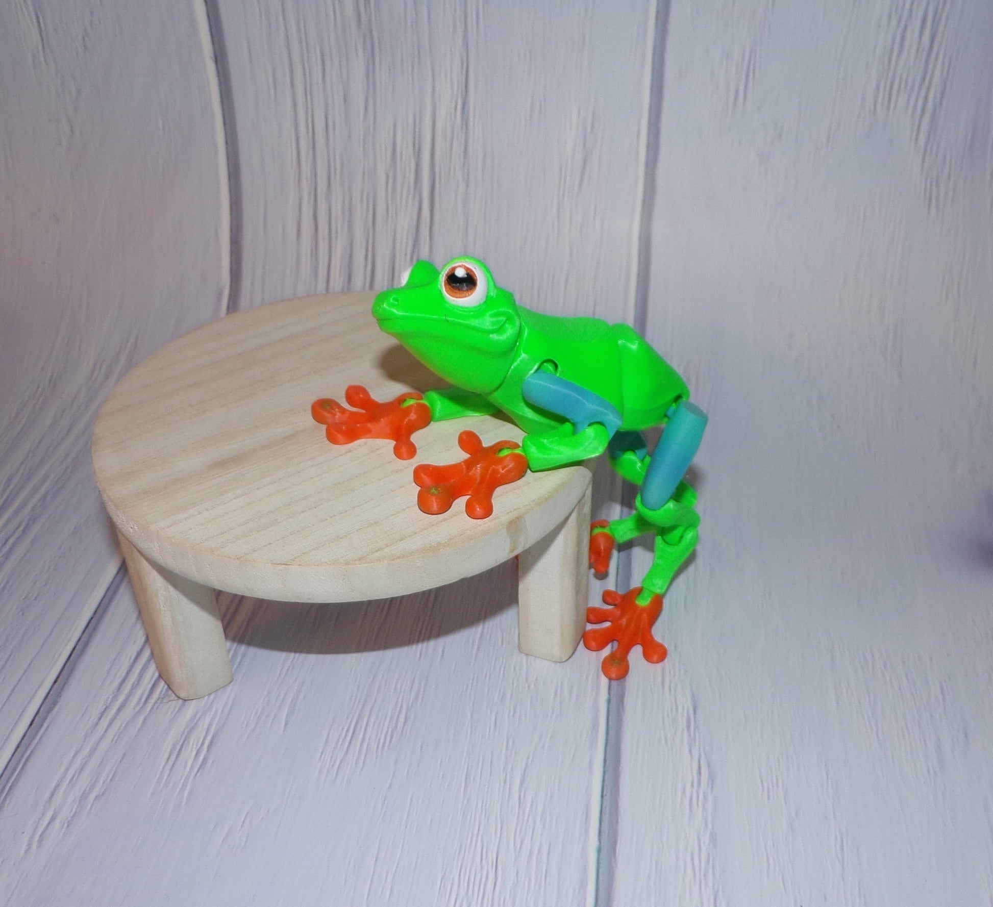 Tree Frog:3D Printed, Fully Articulated Joints - Wonderland 3D Printing 