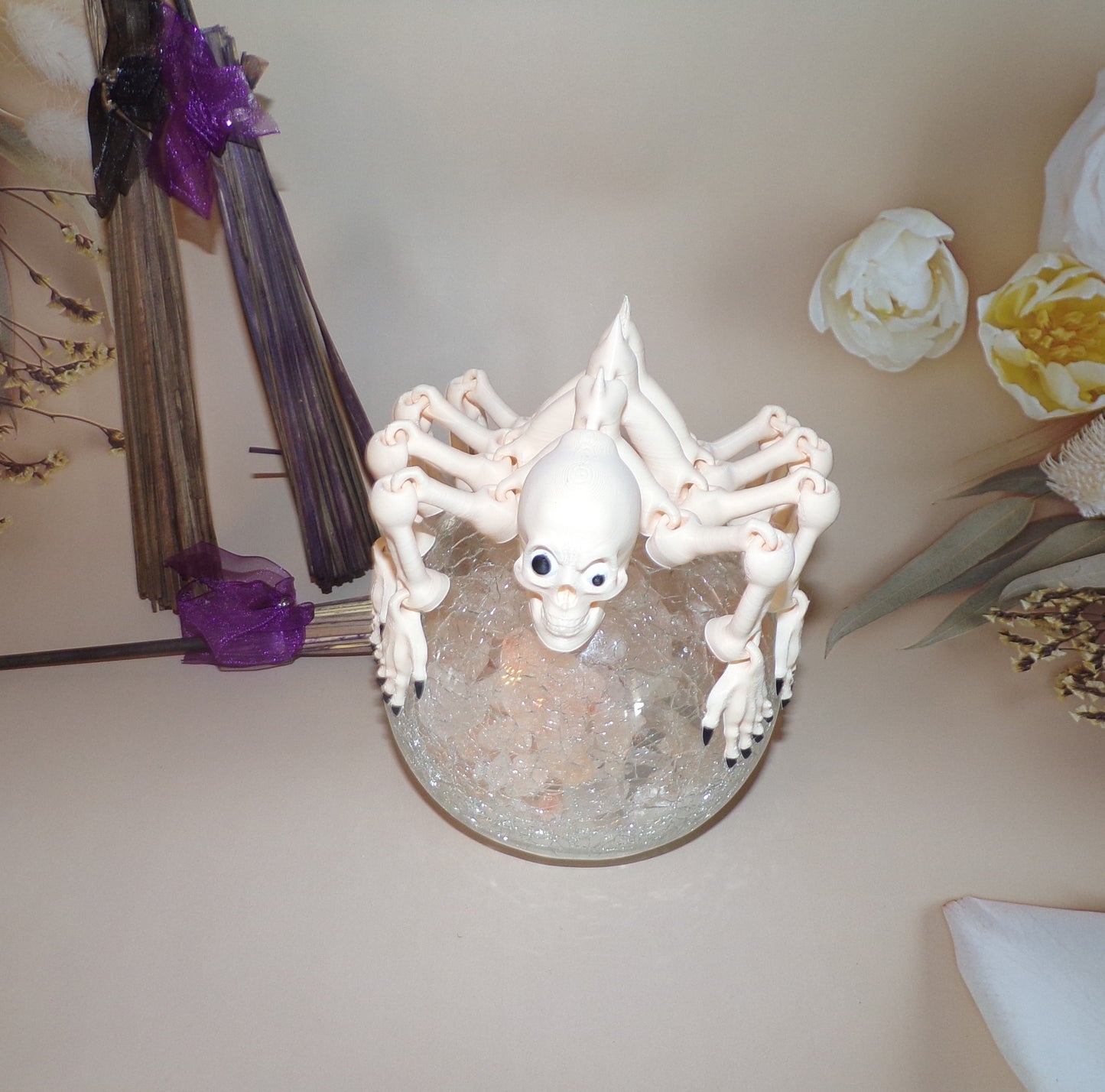 Creepy Spider:3D Printed Fully Articulated Creepy Spider - Wonderland 3D Printing 