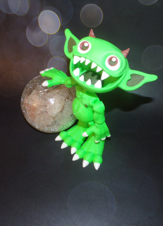 Goblin:3D Printed Fully Articulated Goblin - Wonderland 3D Printing 