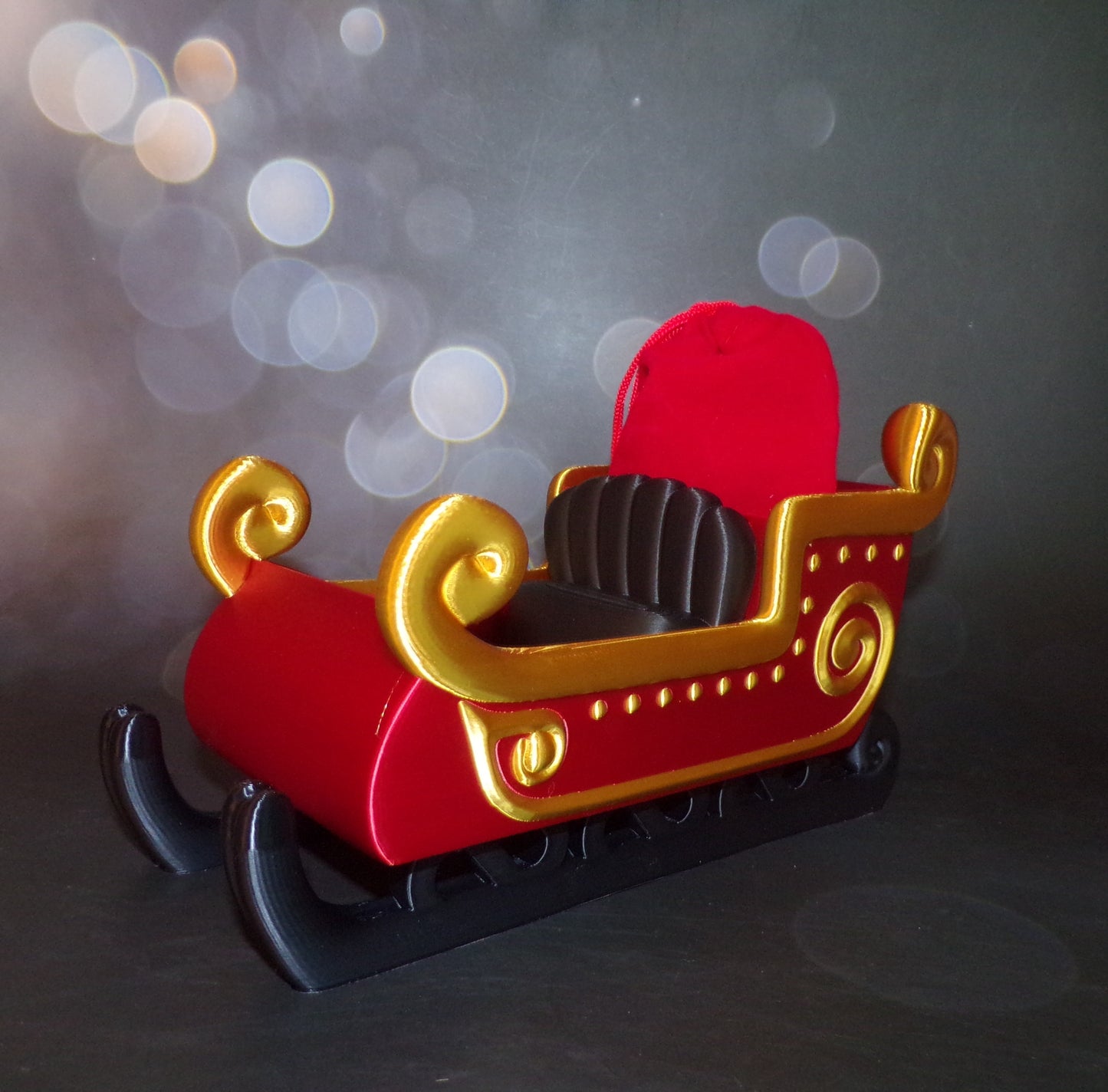 Santa's Sleigh:3D Printed - Wonderland 3D Printing 