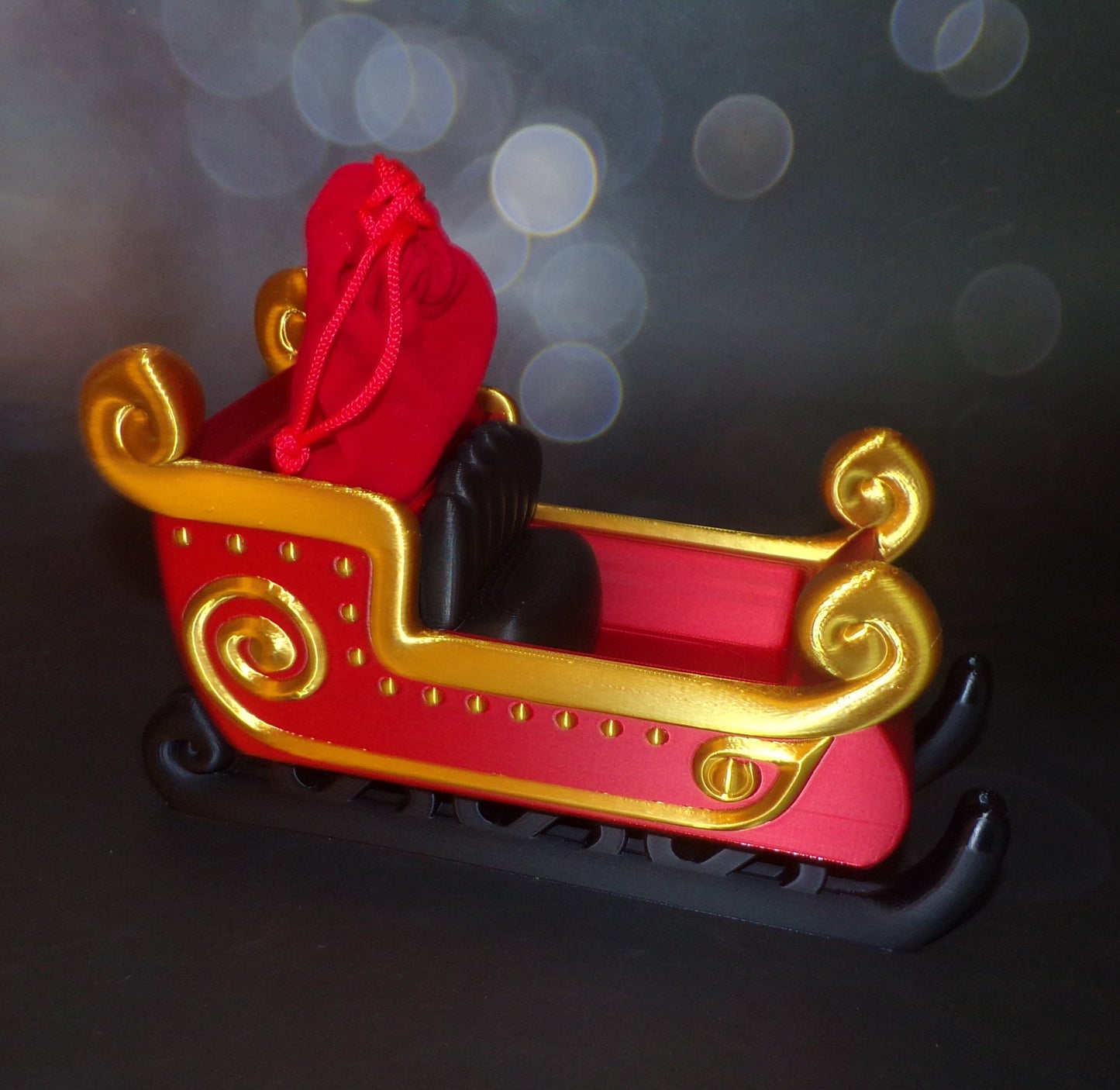 Santa's Sleigh:3D Printed - Wonderland 3D Printing 