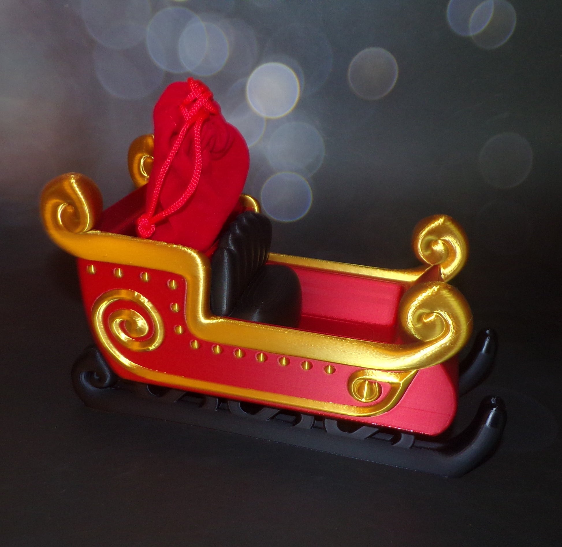 Santa's Sleigh:3D Printed - Wonderland 3D Printing 