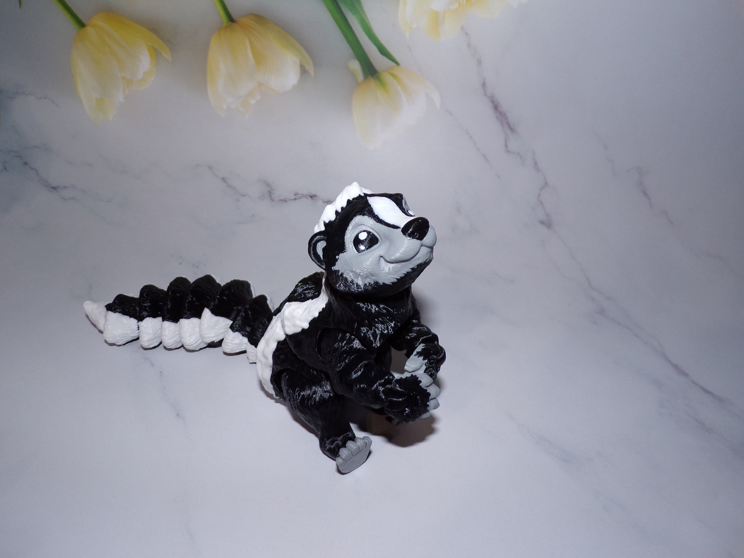 Skunk 3D Printed Articulated Figurine Fidget Toy