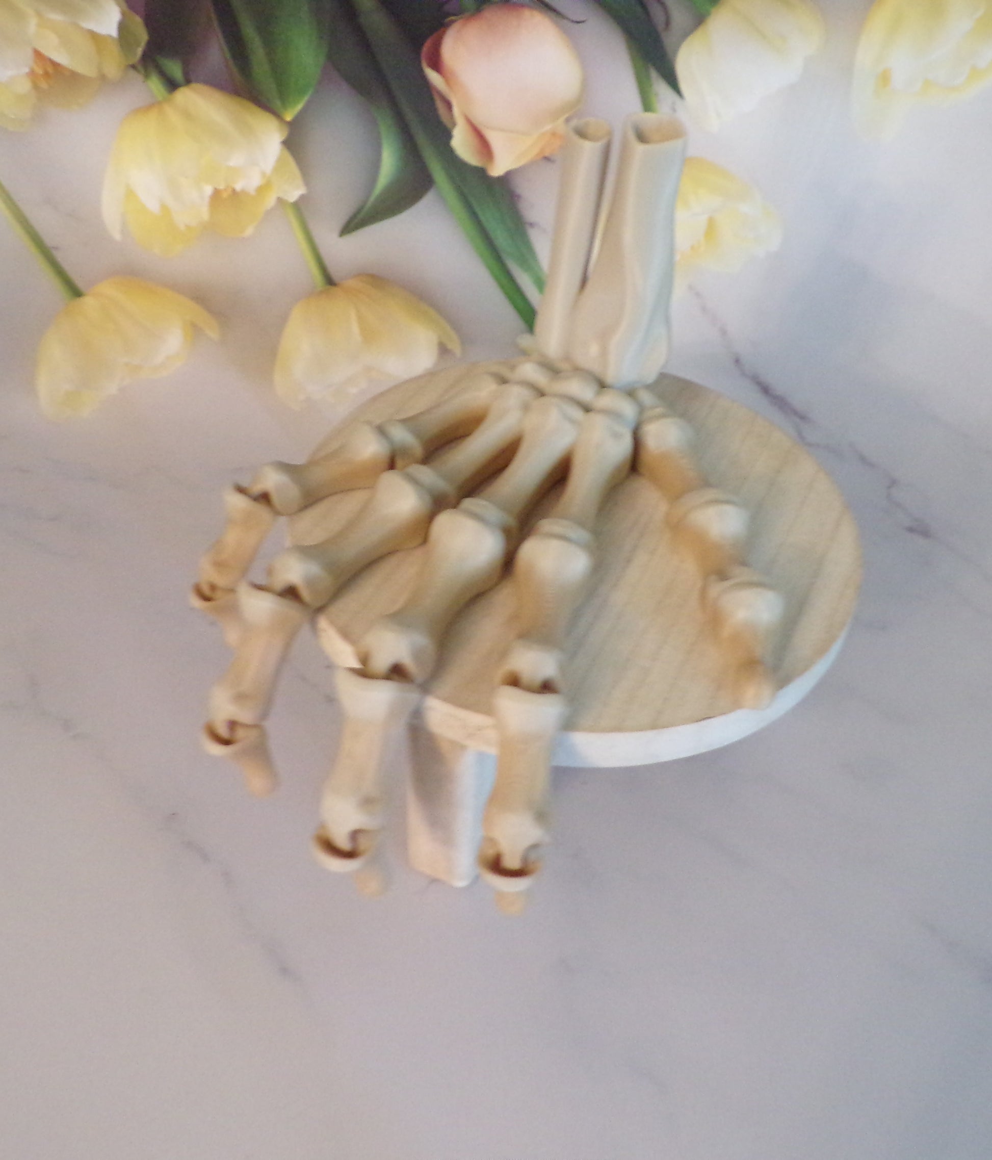 Skeleton Hand Life Size, 3D Printed Fully Articulated Skeleton Hand - Wonderland 3D Printing 