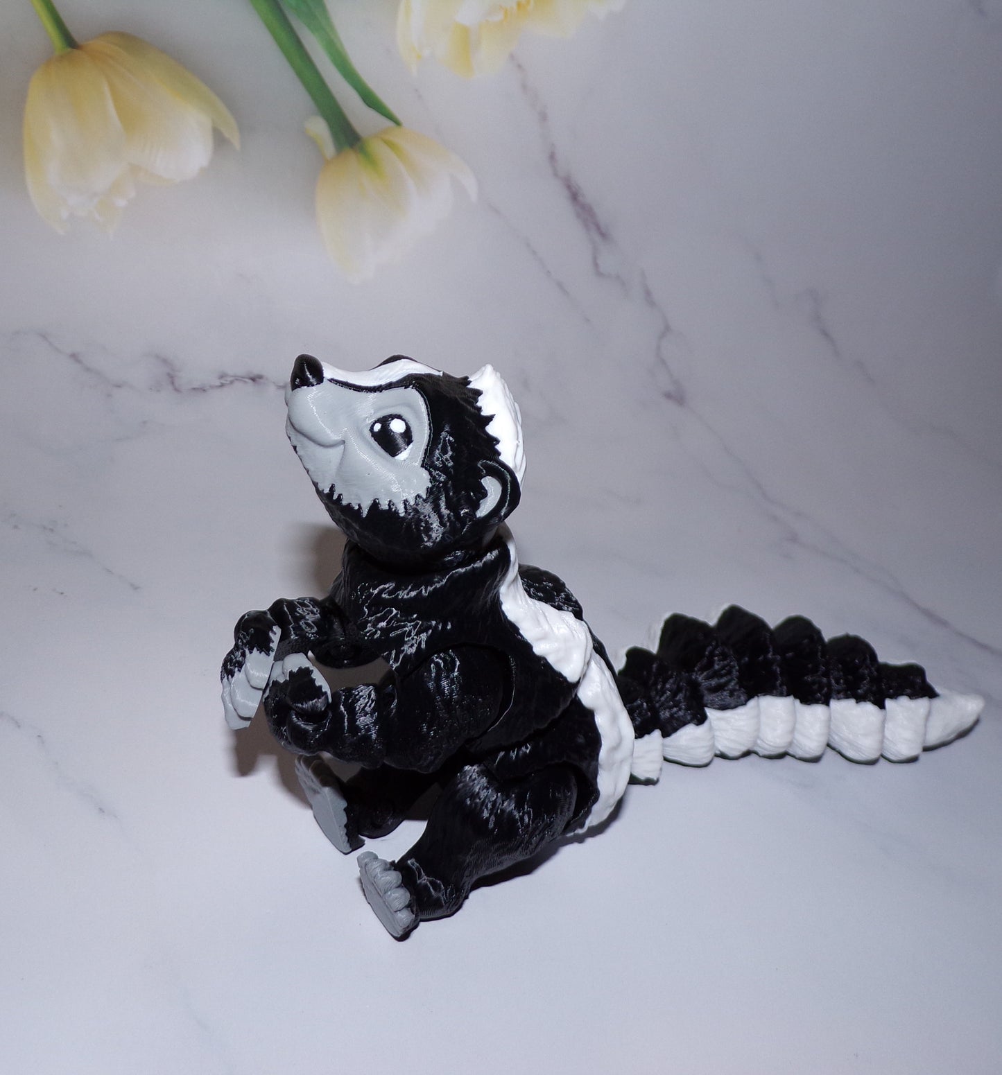 Skunk 3D Printed Articulated Figurine Fidget Toy