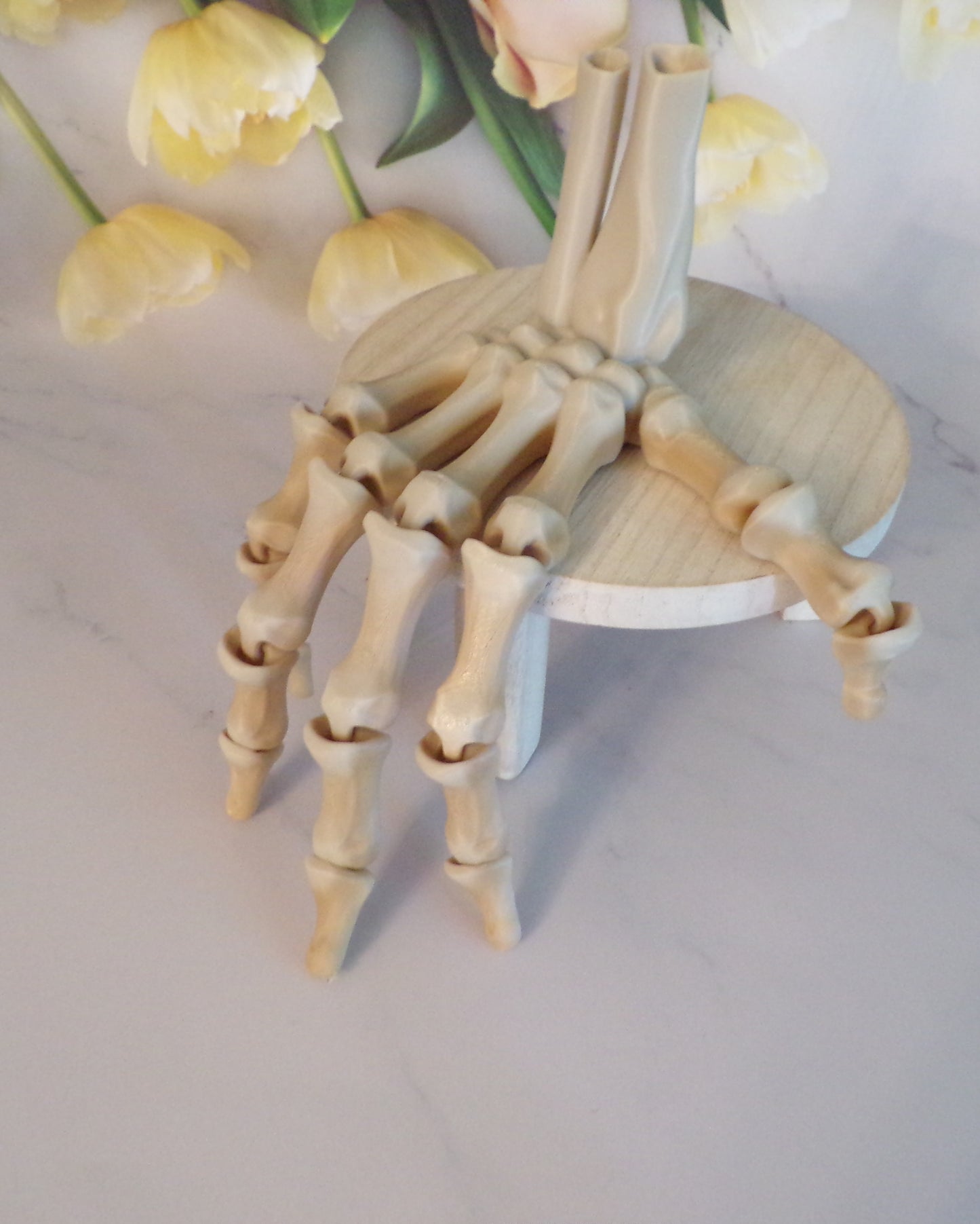 Skeleton Hand Life Size, 3D Printed Fully Articulated Skeleton Hand - Wonderland 3D Printing 