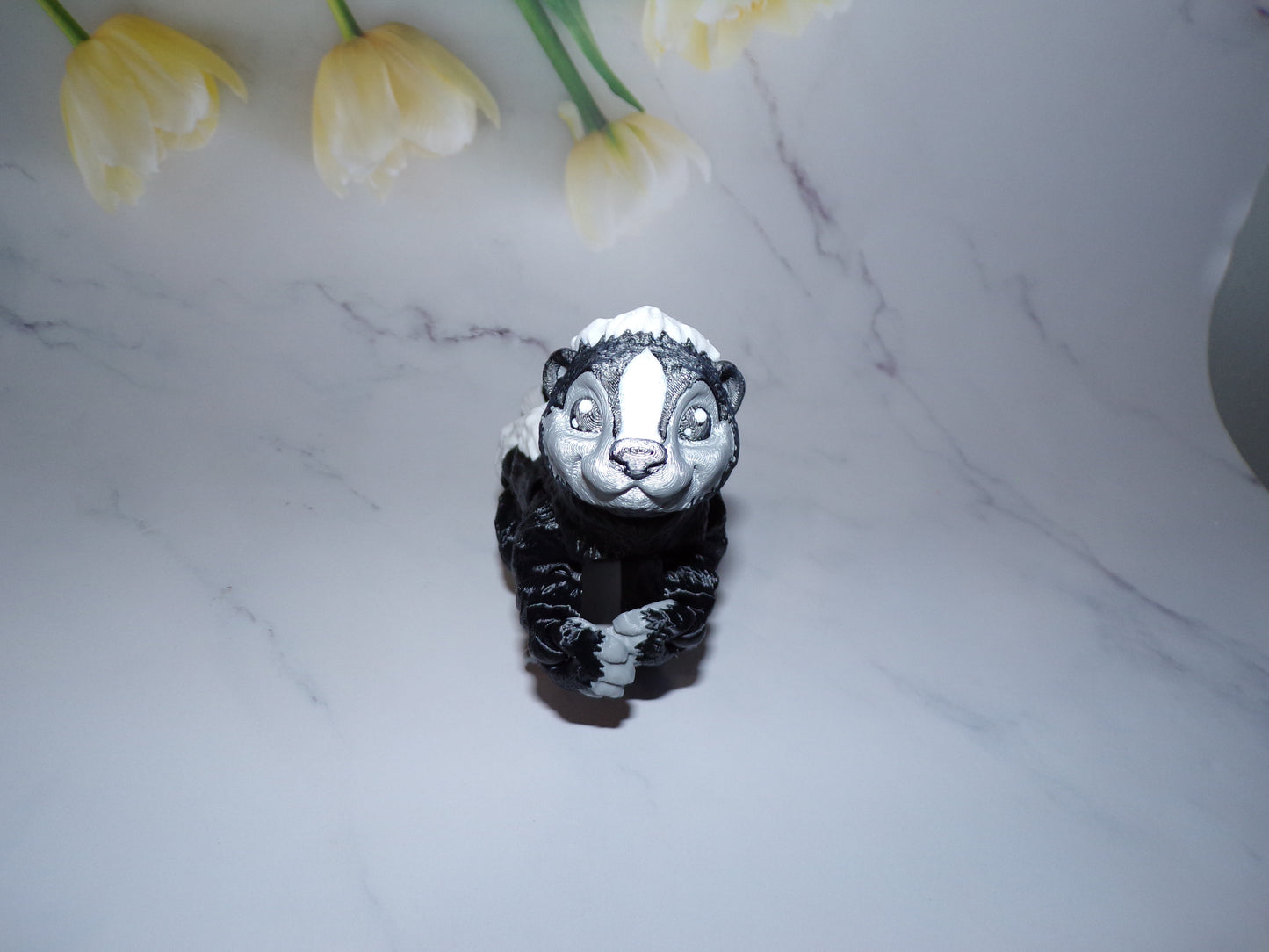 Skunk 3D Printed Articulated Figurine Fidget Toy