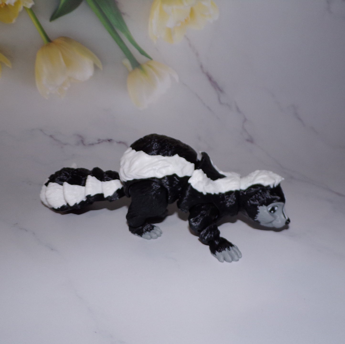 Skunk 3D Printed Articulated Figurine Fidget Toy