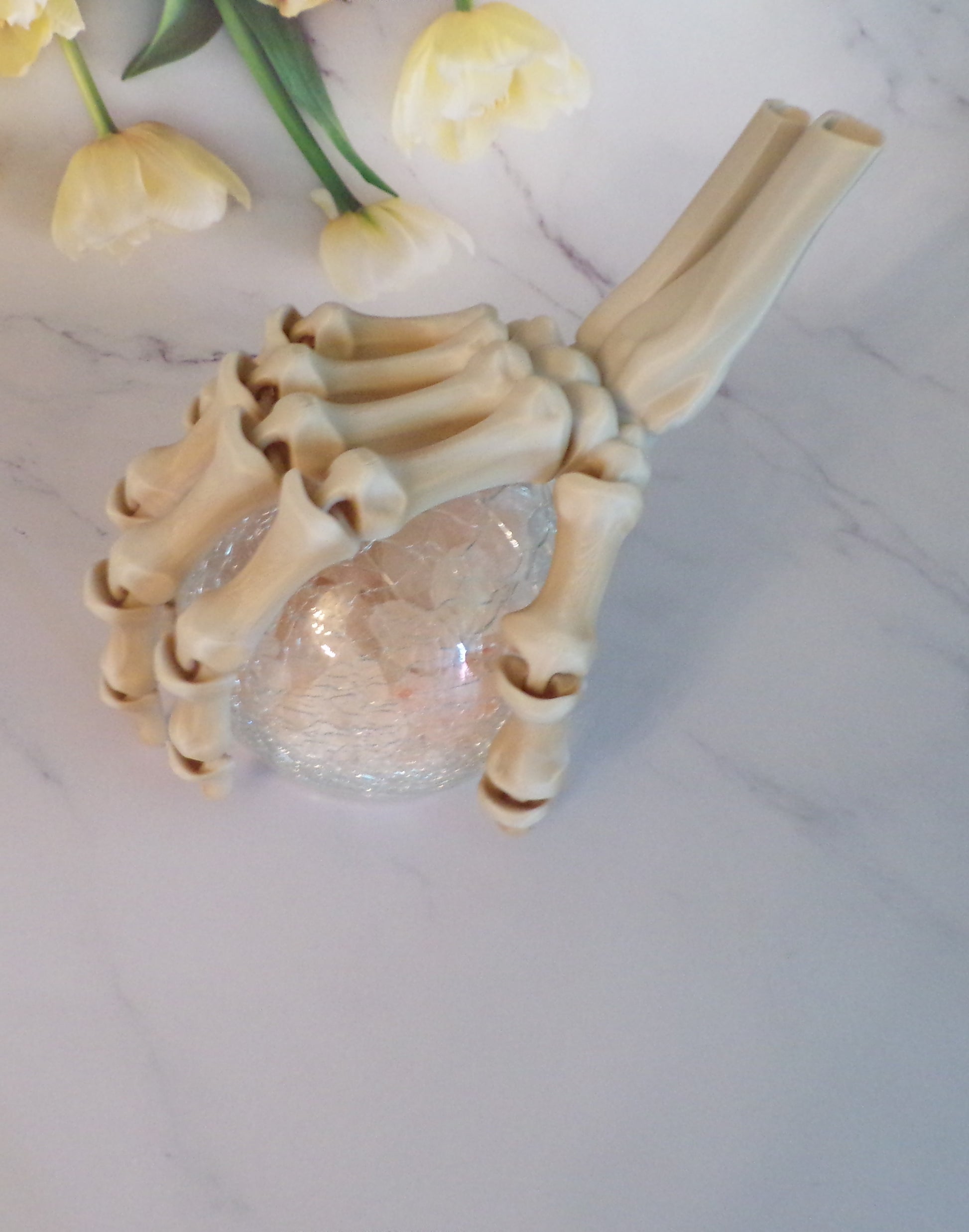 Skeleton Hand Life Size, 3D Printed Fully Articulated Skeleton Hand - Wonderland 3D Printing 