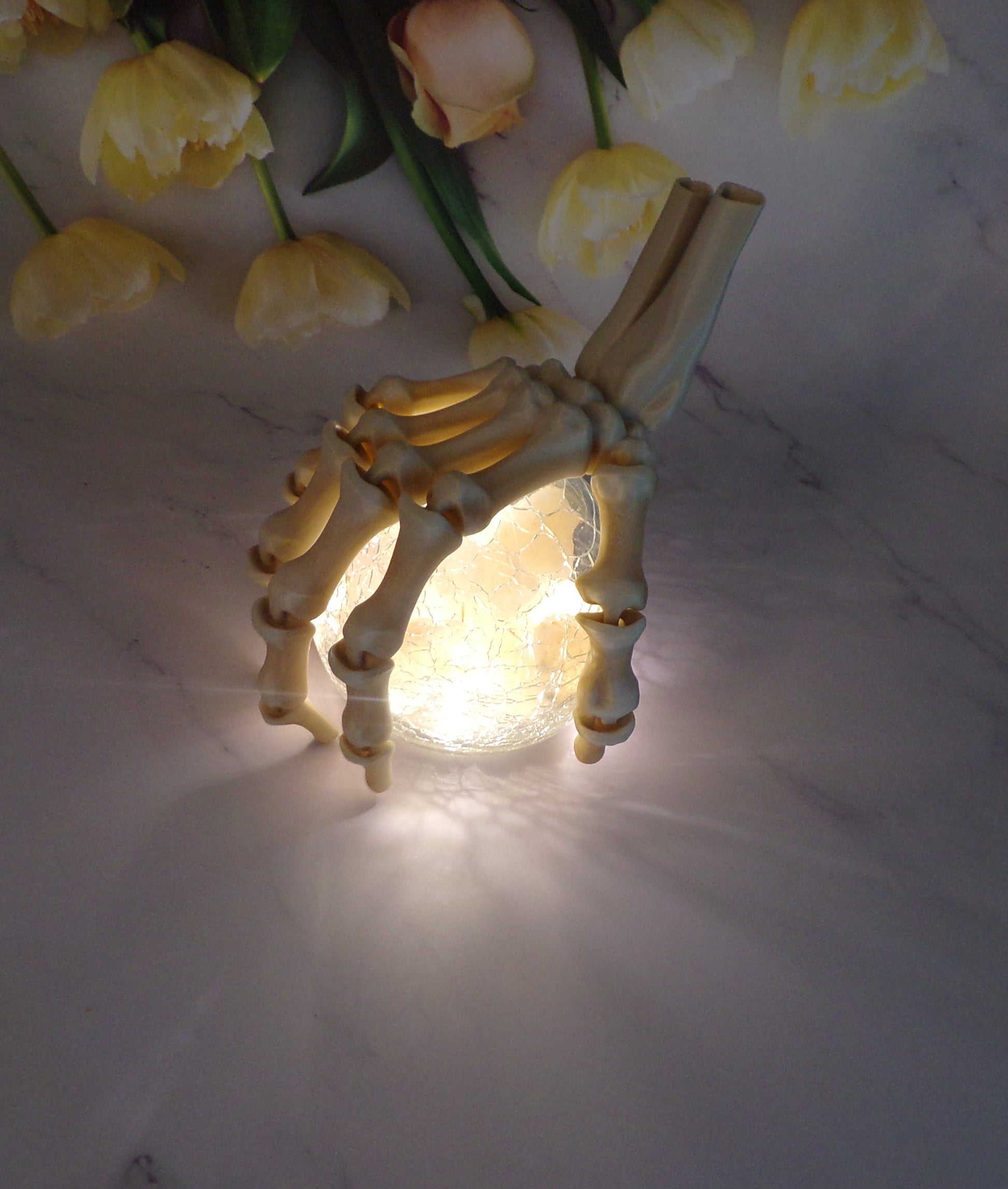 Skeleton Hand Life Size, 3D Printed Fully Articulated Skeleton Hand - Wonderland 3D Printing 