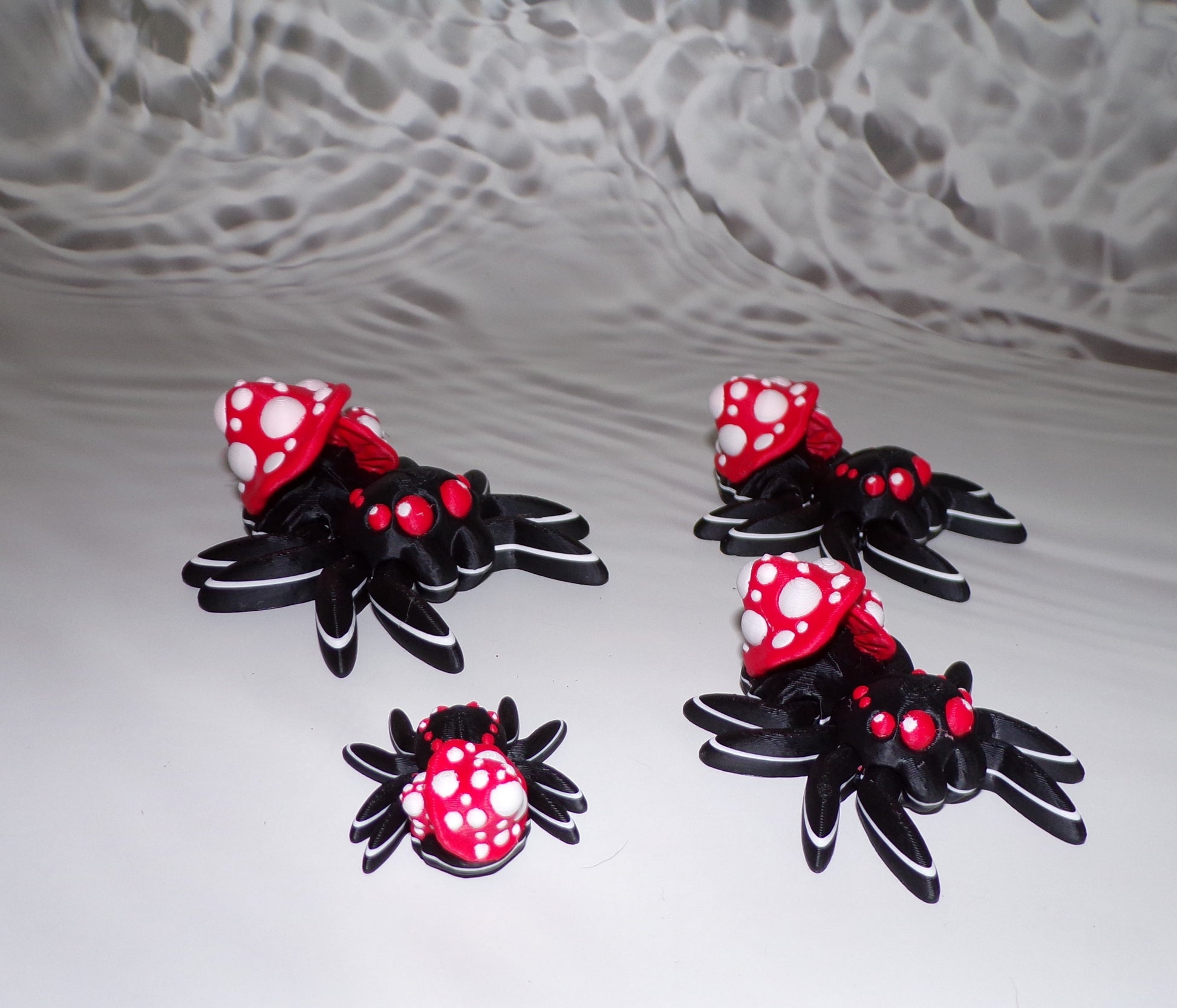 Tiny Mushroom Spider-3D printed - Wonderland 3D Printing 