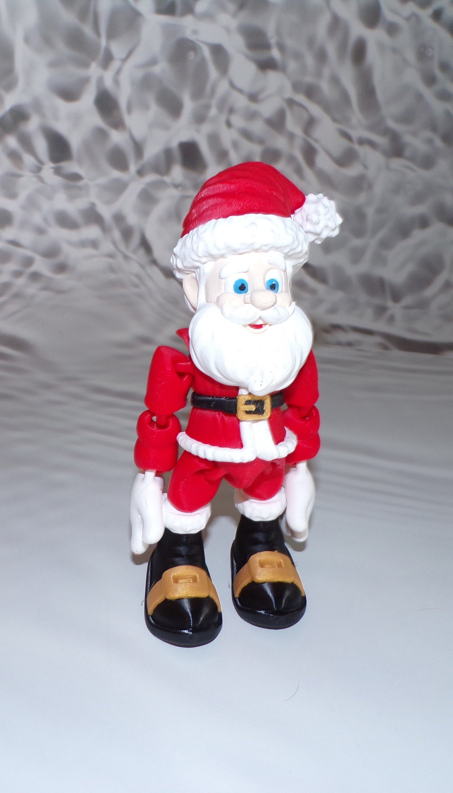 Santa Claus, comes with custom stand, 3d printed - Wonderland 3D Printing 