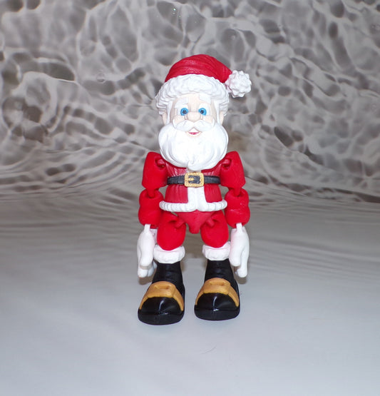 Santa Claus, comes with custom stand, 3d printed - Wonderland 3D Printing 