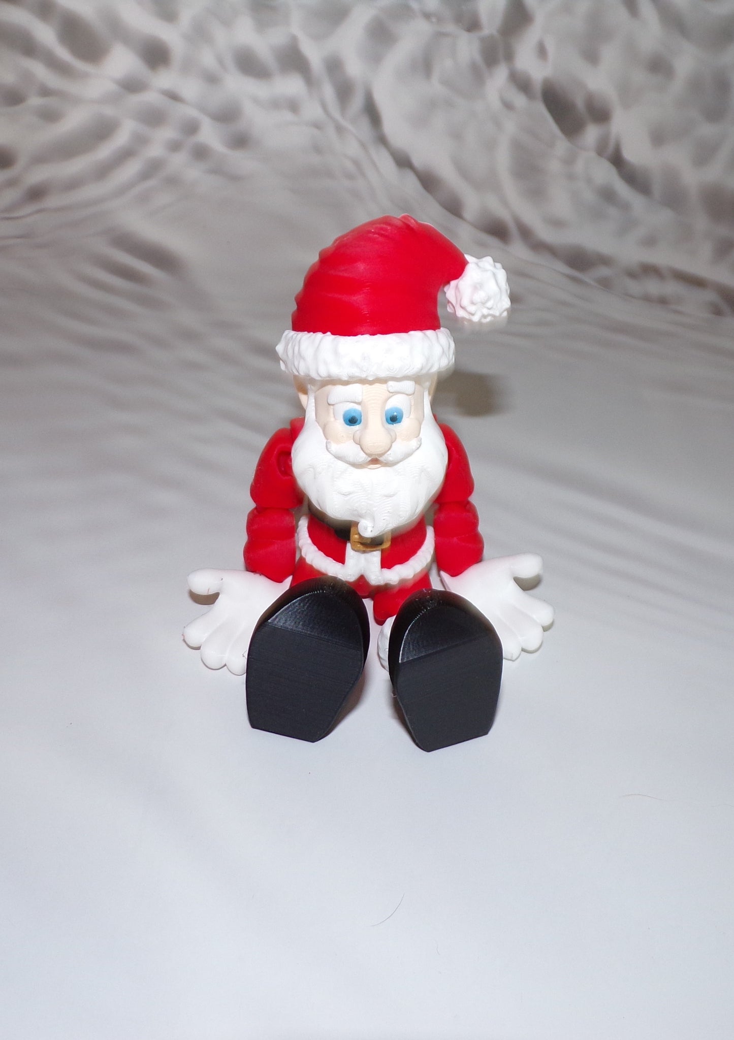 Santa Claus, comes with custom stand, 3d printed - Wonderland 3D Printing 