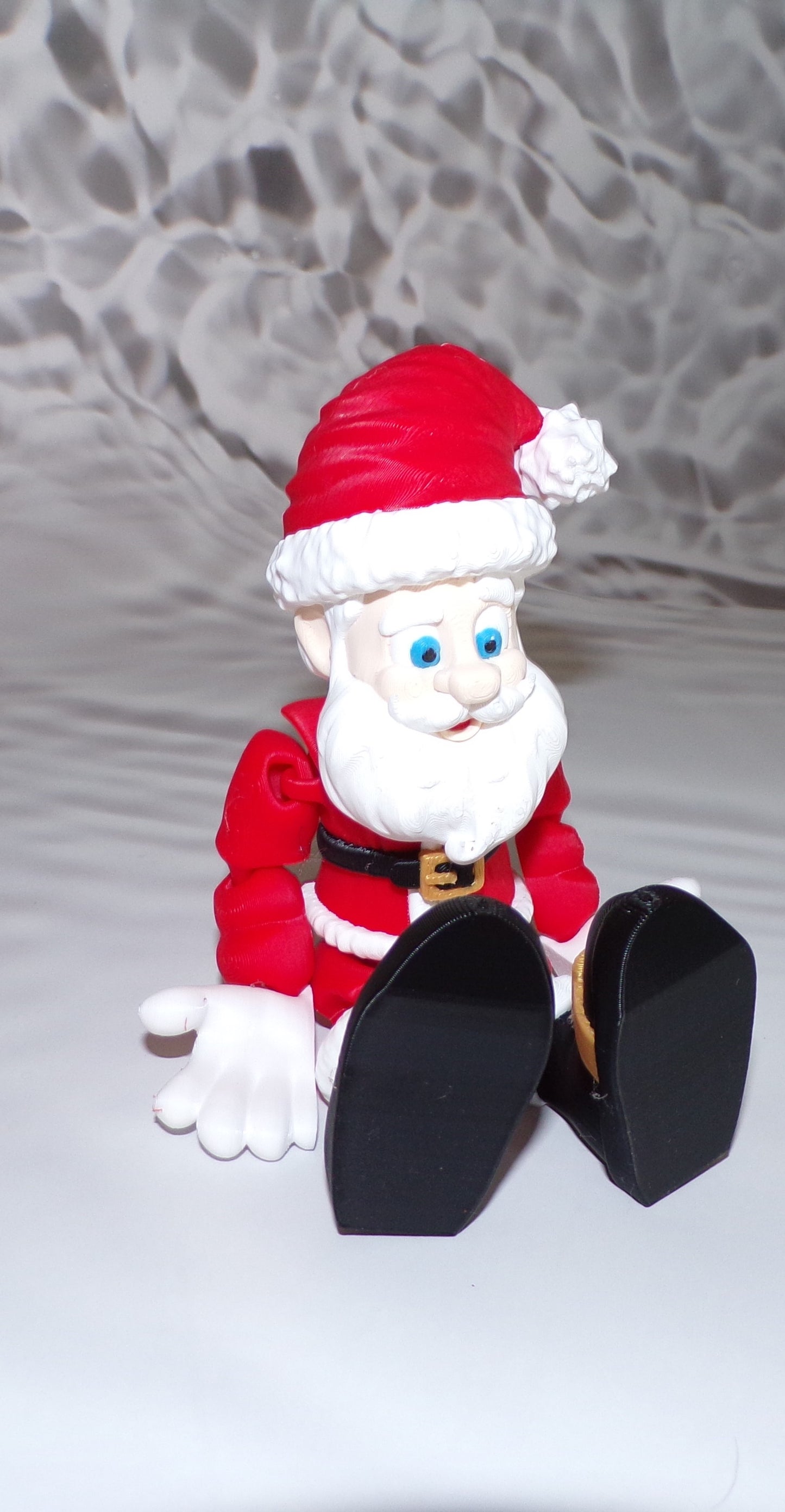 Santa Claus, comes with custom stand, 3d printed - Wonderland 3D Printing 