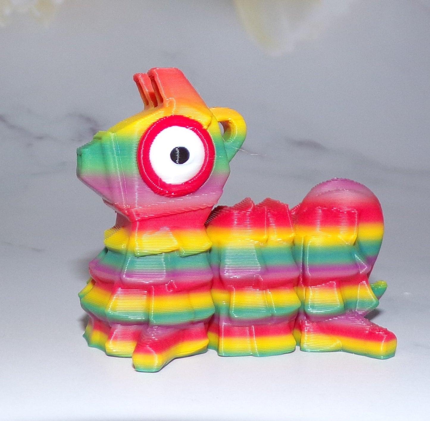 Pinata 3d printed articulated Flexi Fidget Toy