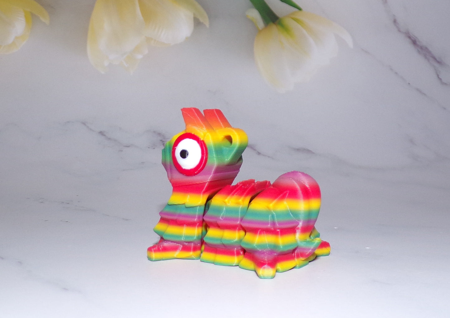 Pinata 3d printed articulated Flexi Fidget Toy