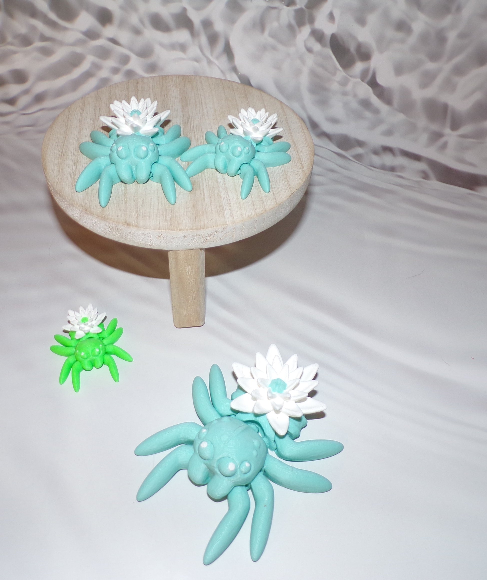 Tiny Water Lily Spider - Wonderland 3D Printing 