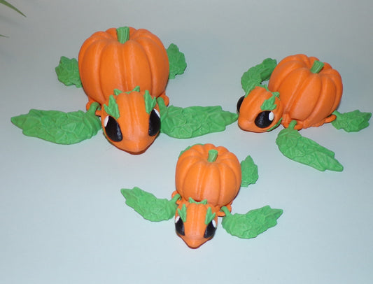 Pumpkin Turtle - Wonderland 3D Printing 