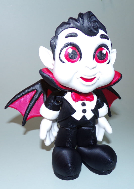 Vampire 3D Printed Articulated Figurine - Wonderland 3D Printing 