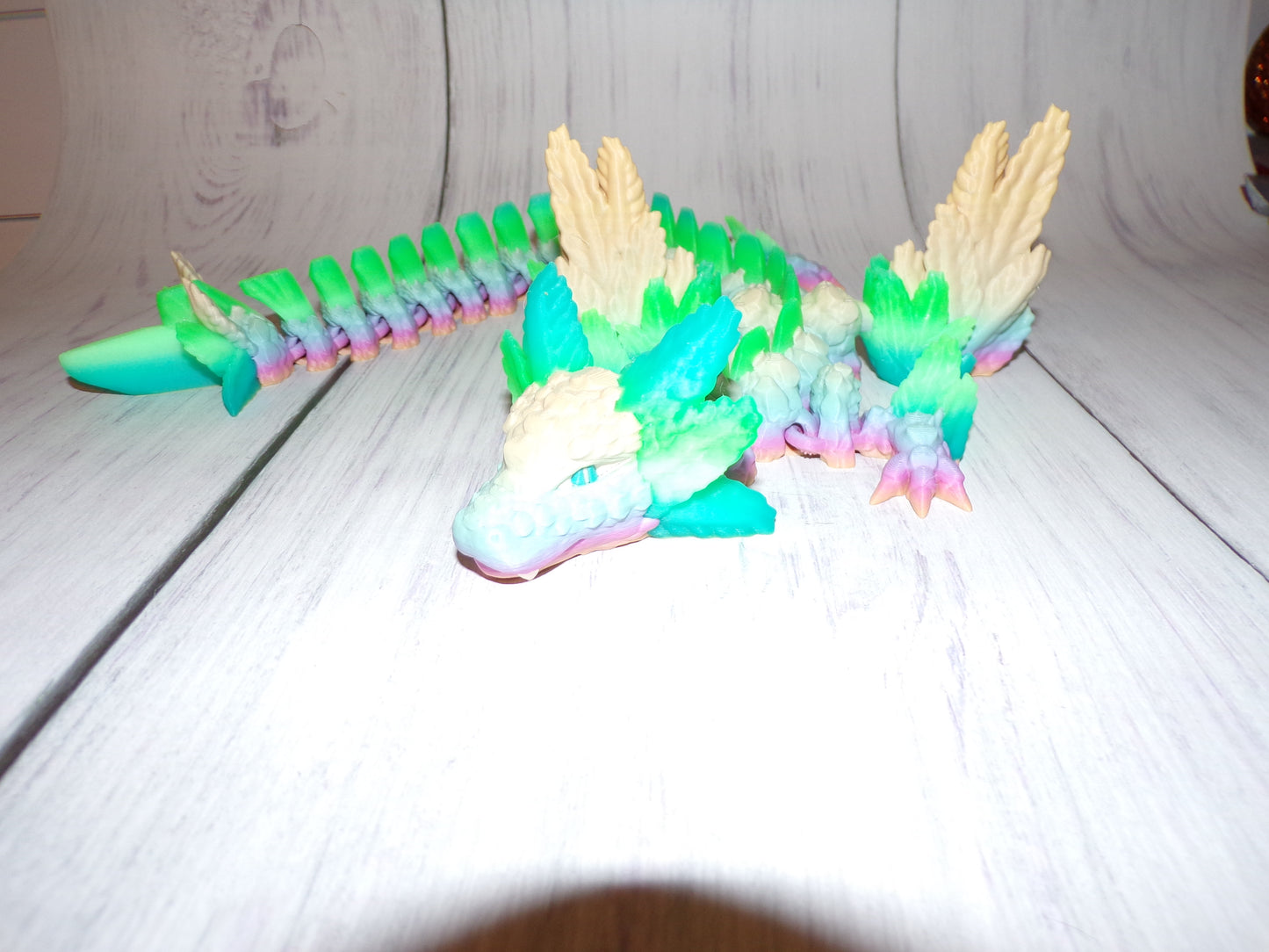 3d printed Axolotl dragon