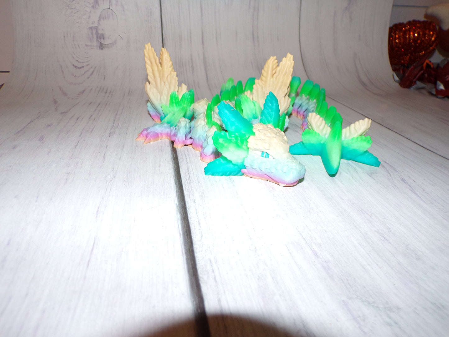 3d printed Axolotl dragon